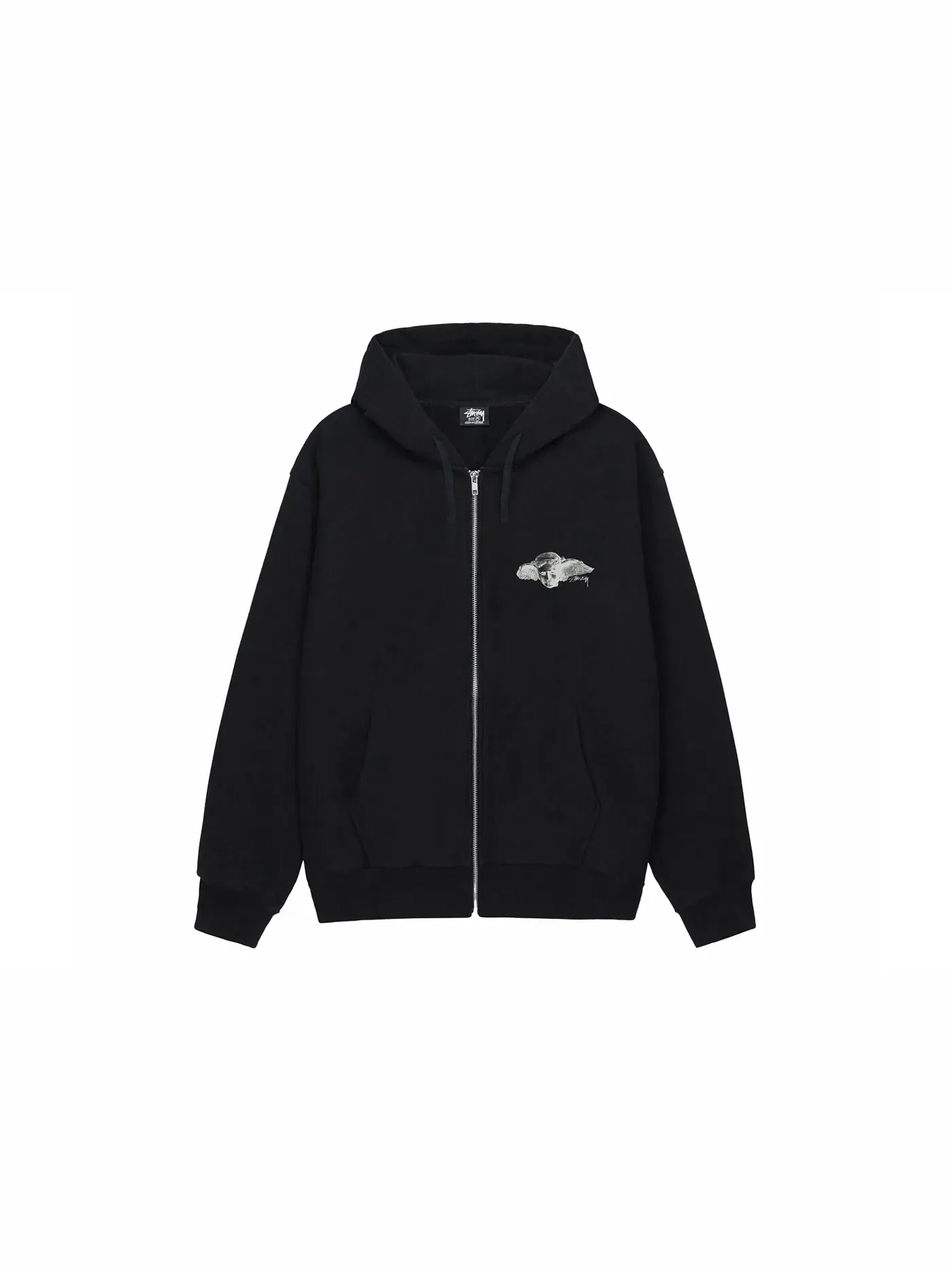Мужская худи с молнией Hypnos Stussy — изображение 2 из 2, черный