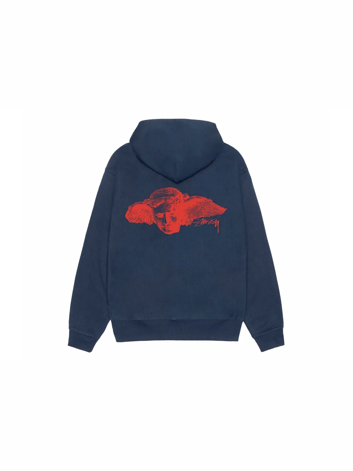 Мужское худи с принтом Hypnos Stussy — изображение 1 из 2, темно-синий