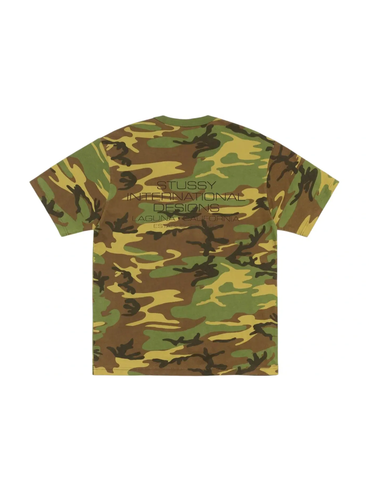 Мужская футболка с камуфляжным принтом Stussy Tee — изображение 2 из 2