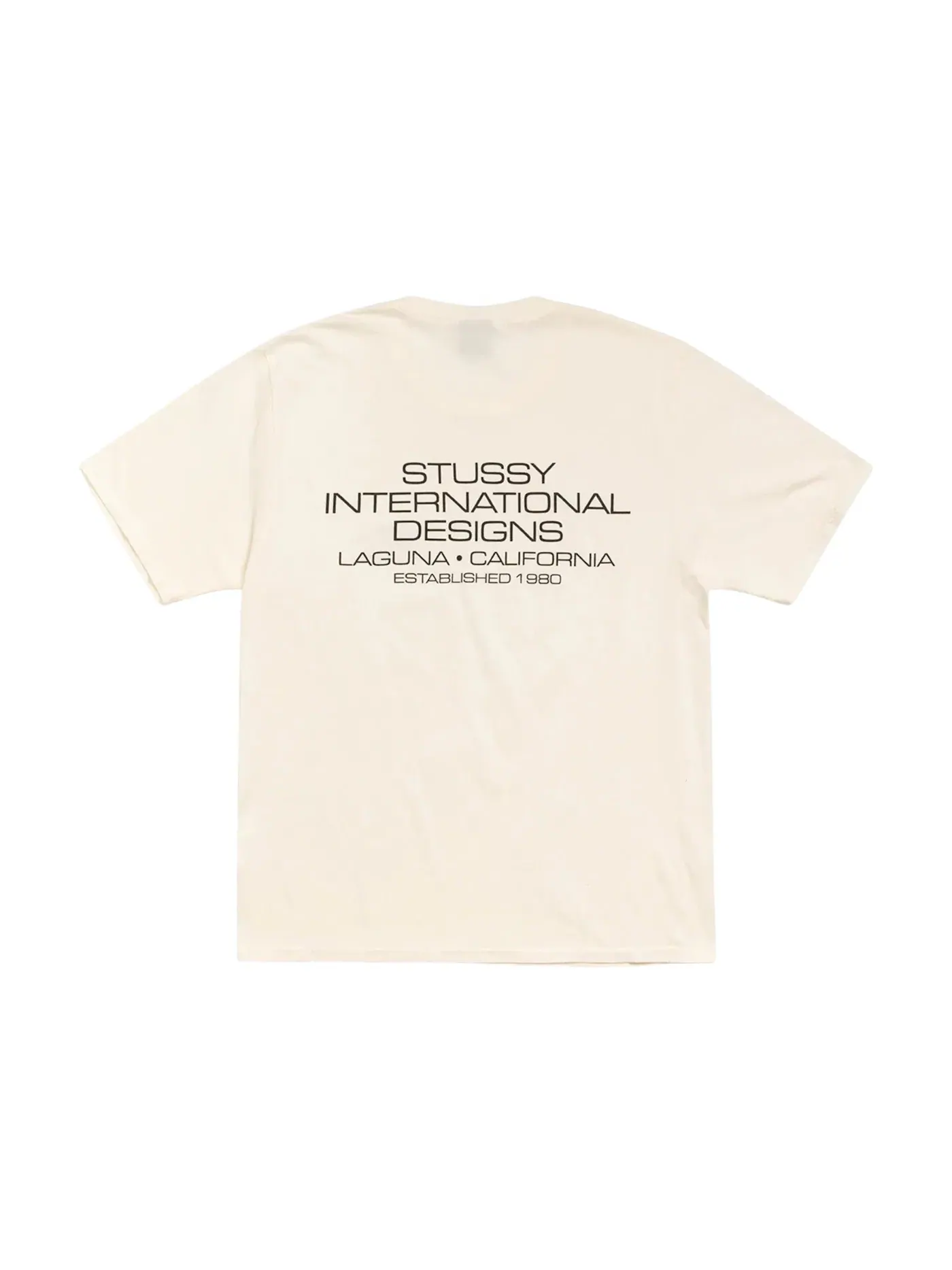Мужская футболка с пигментным окрашиванием Stussy International Design Tee — изображение 2 из 2, прозрачный