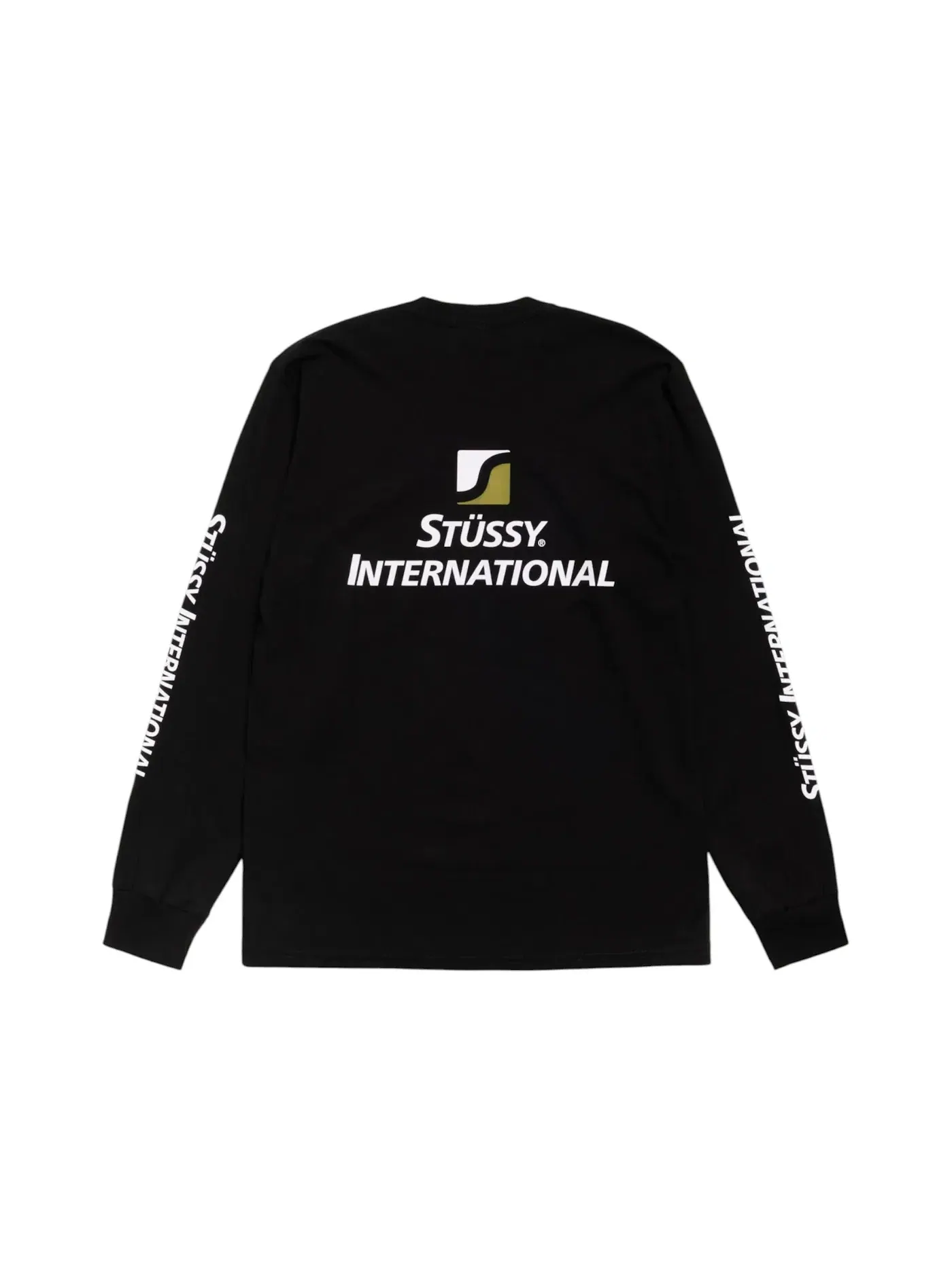 Мужская футболка с длинным рукавом Stussy Tee — изображение 2 из 2, черный