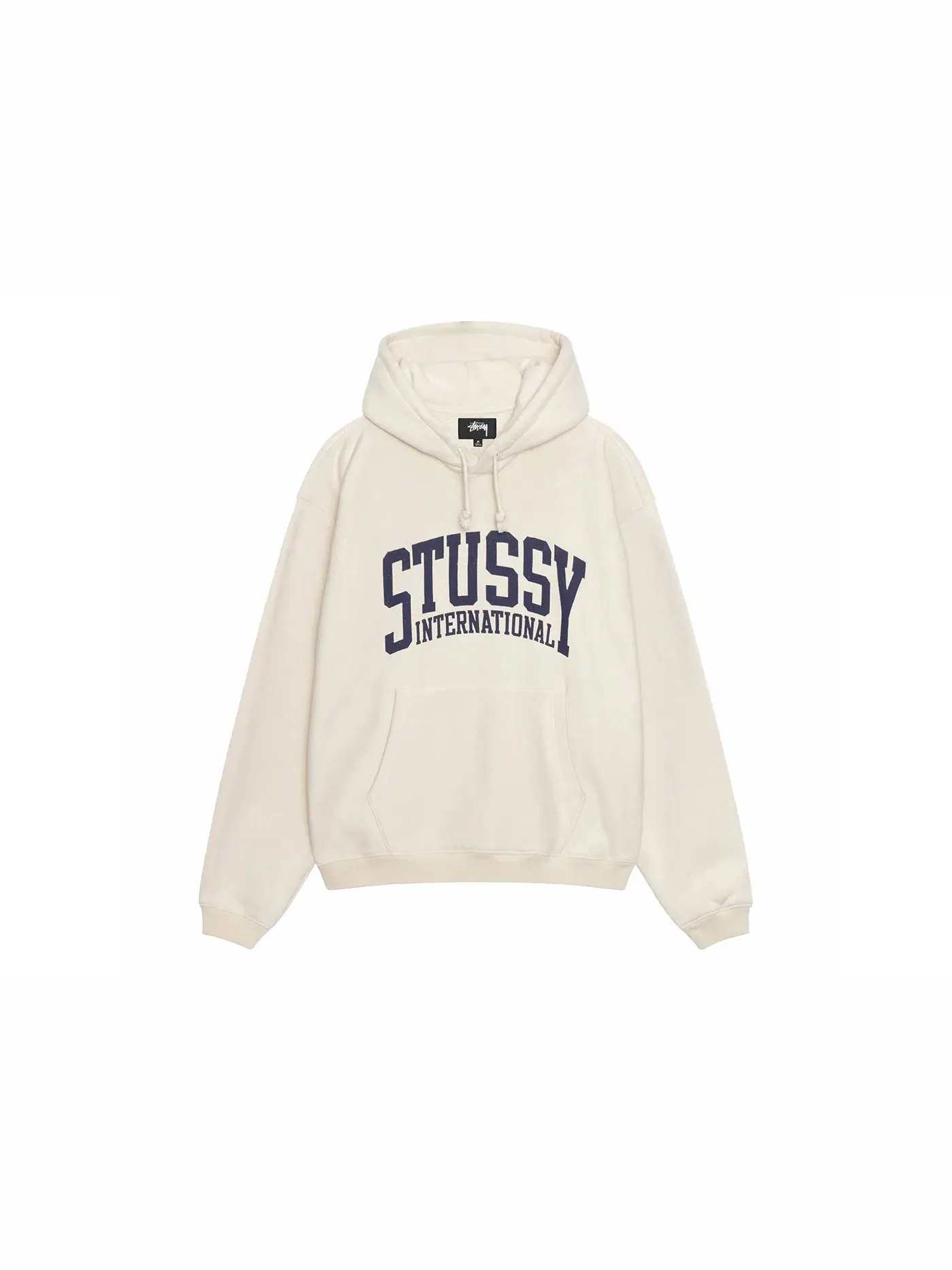 Мужской худи свободного кроя International Relaxed Stussy — изображение 1 из 2, белый