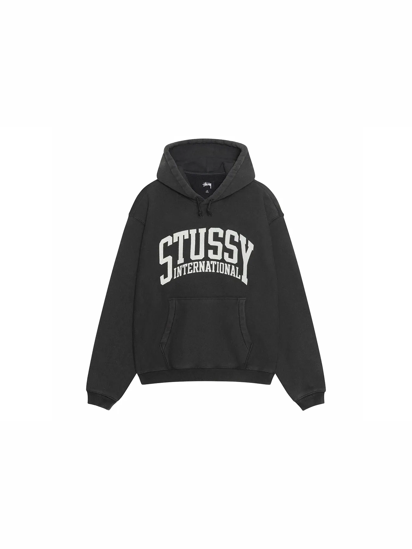 Мужской худи свободного кроя Stussy — изображение 1 из 2, черный