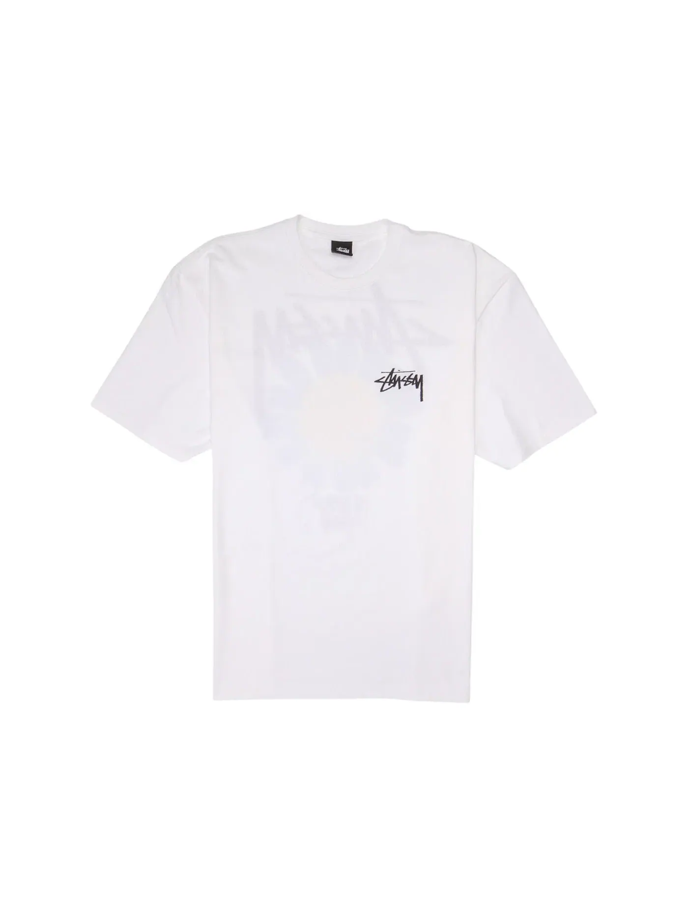 Мужская футболка с принтом Stussy Tee — изображение 2 из 2, белый