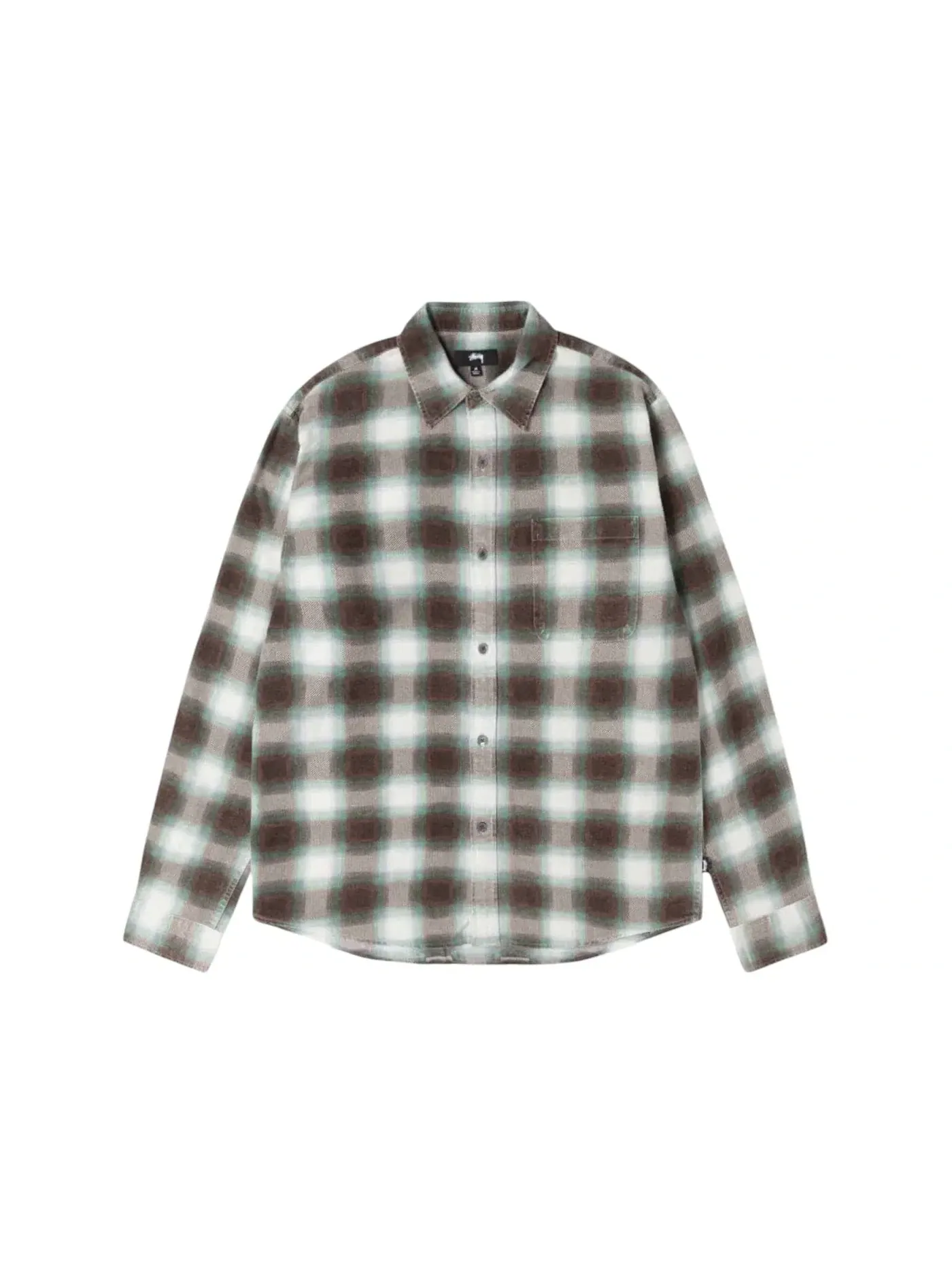 Мужская рубашка в клетку Stussy Shirt — изображение 1 из 2, кость