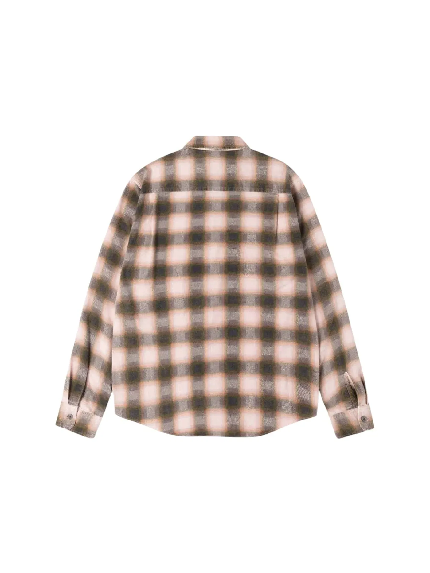 Мужская рубашка в клетку June Plaid Stussy — изображение 2 из 2, розовый