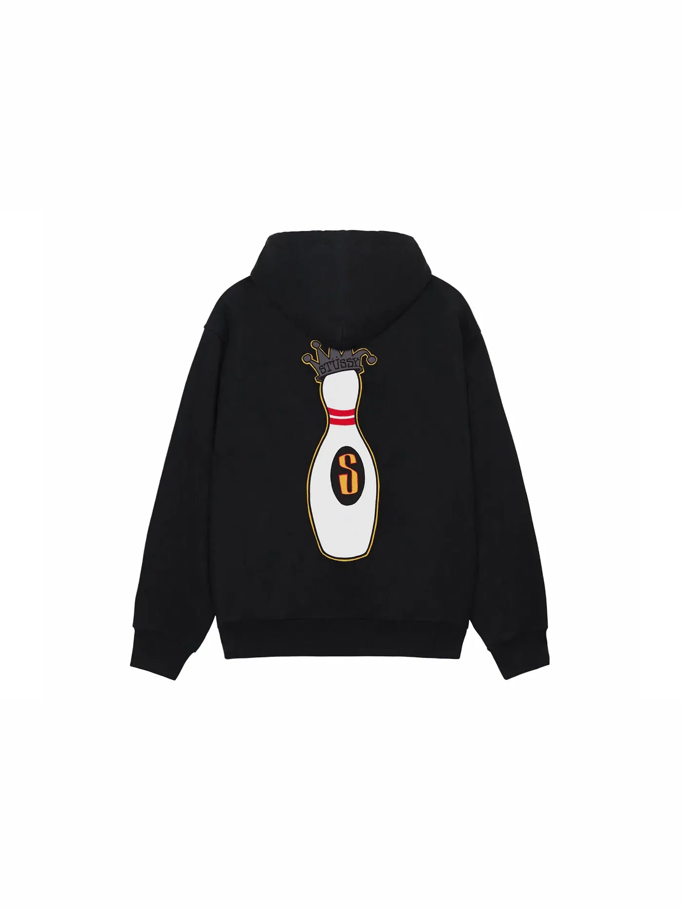 Мужское худи Kingpin Zip Hoodie Stussy — изображение 2 из 2, черный
