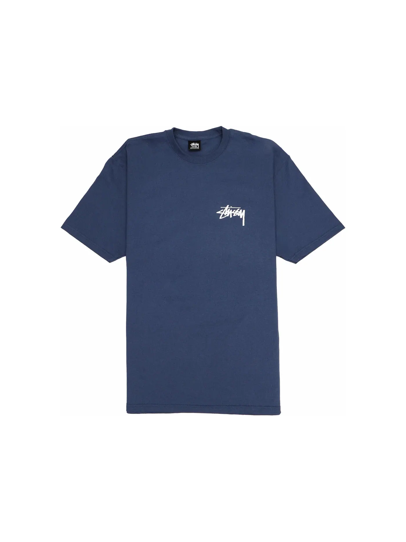 Мужская футболка с принтом Stussy Tee — изображение 2 из 2, синий
