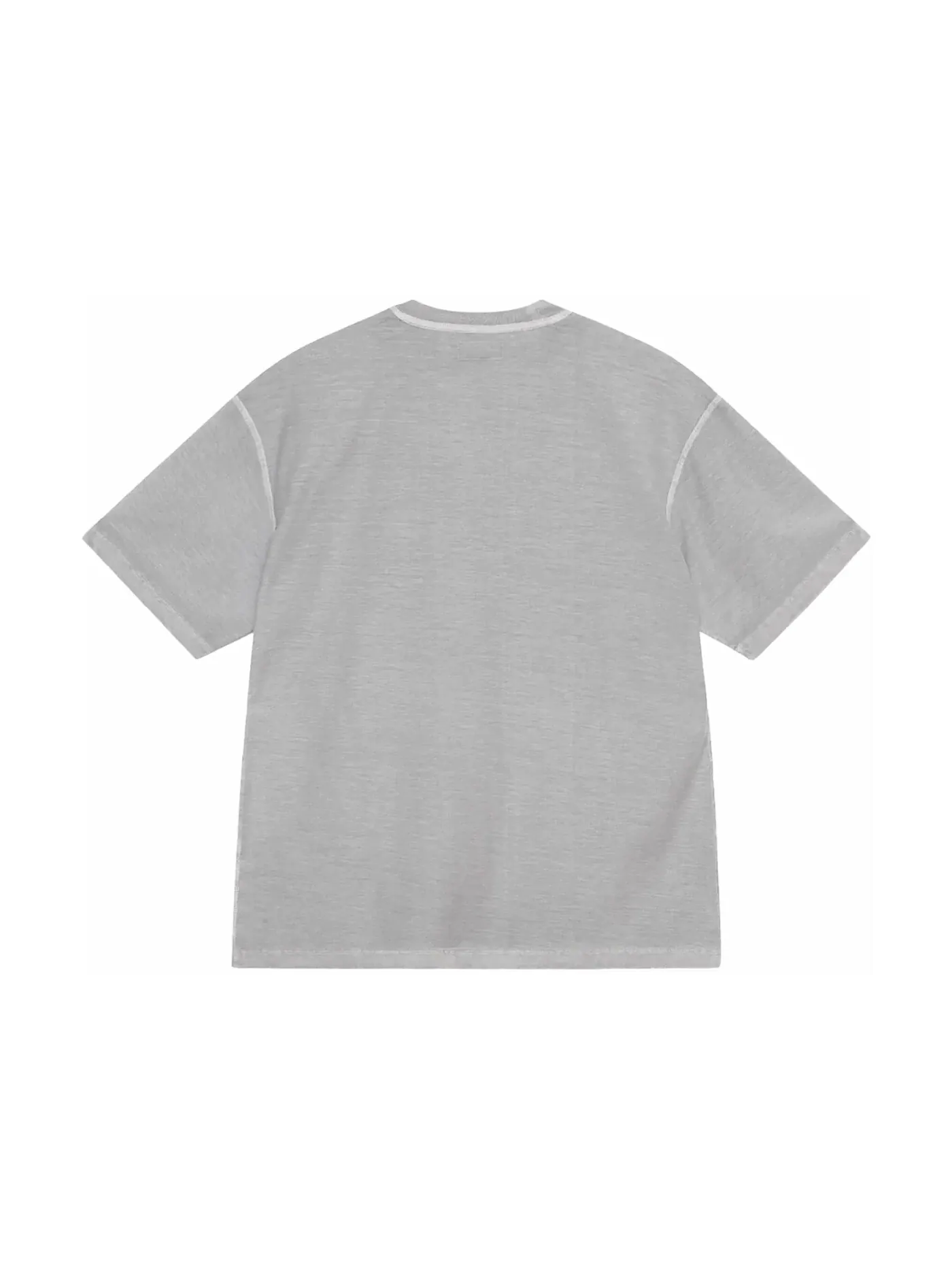 Мужская футболка с принтом Lazy Tee Stussy — изображение 2 из 2, серый