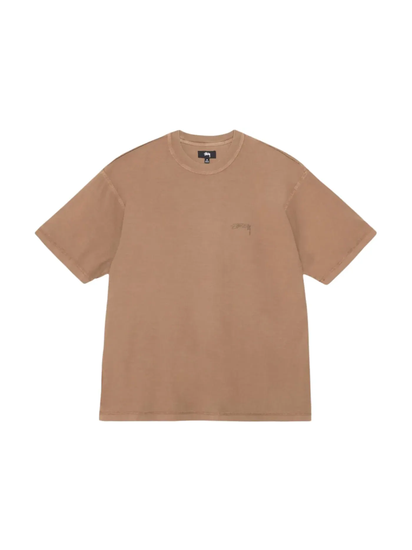 Мужская футболка с принтом Lazy Tee Stussy — изображение 1 из 2, умбра