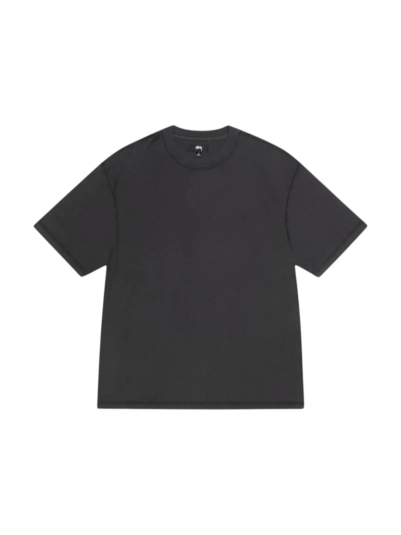 Мужская футболка с принтом Lazy Tee Stussy — изображение 1 из 2, винтажный черный