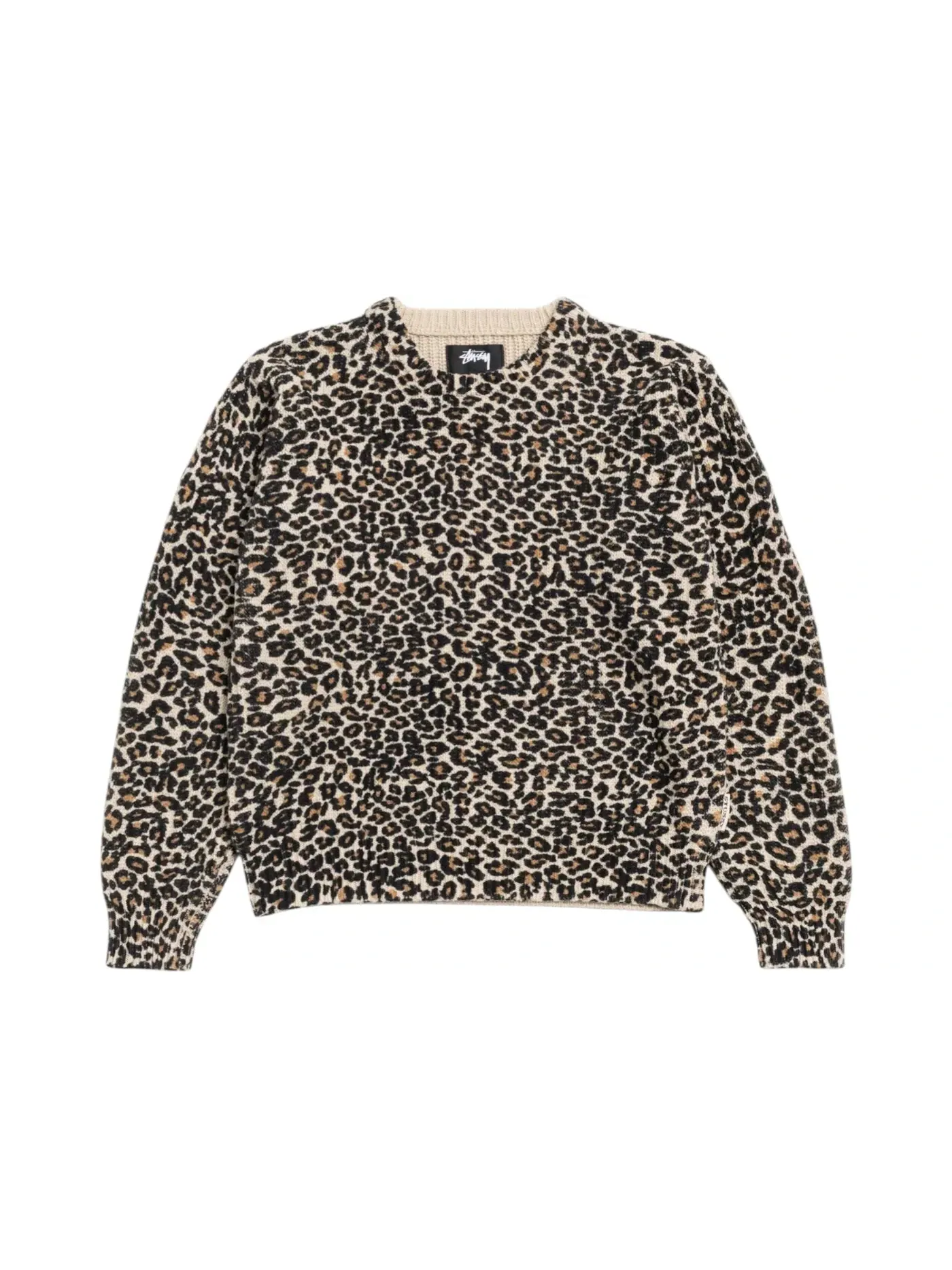 Мужской свитер Leopard Stussy — изображение 1 из 2, леопардовый
