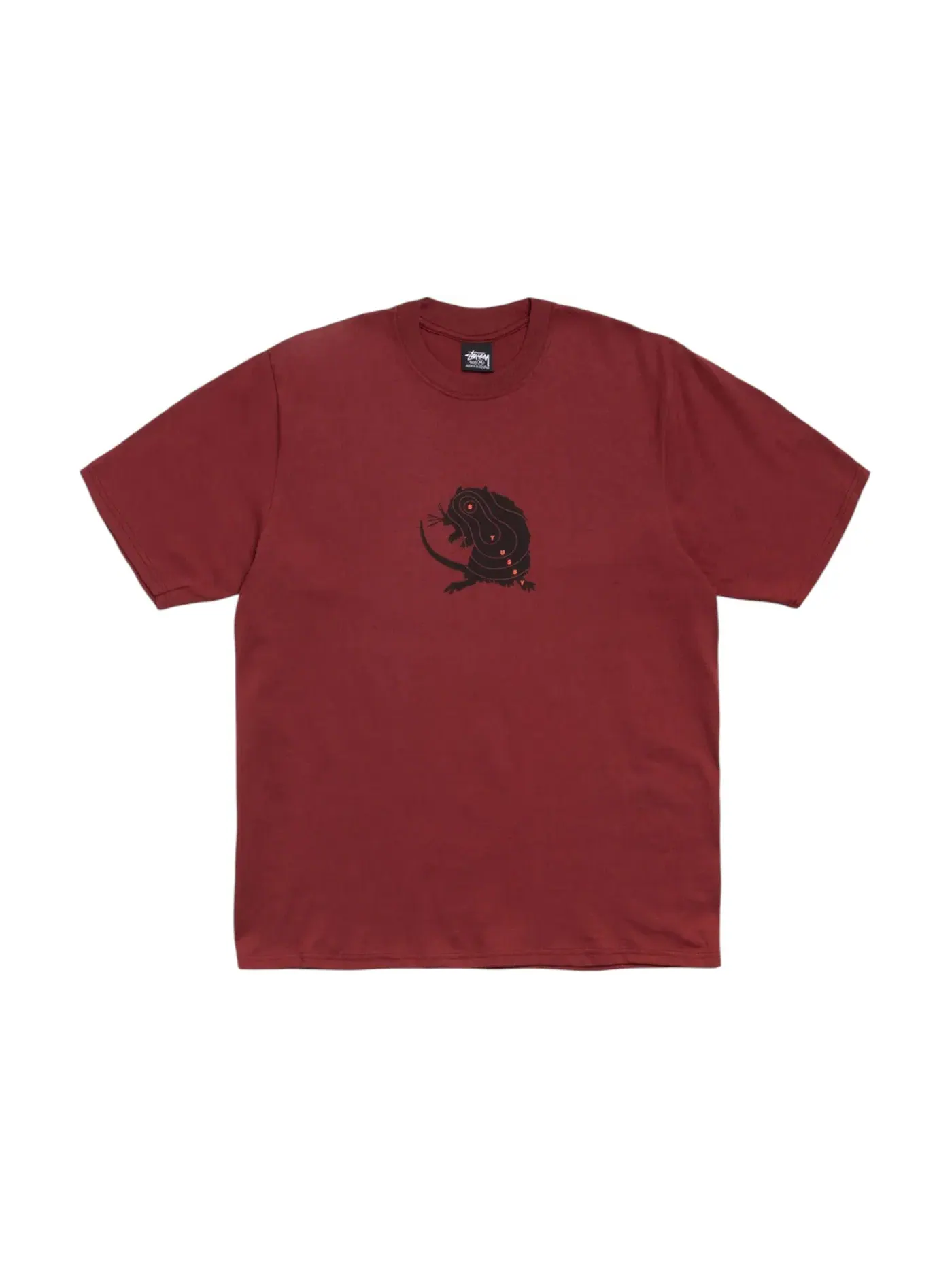 Мужская футболка с коротким рукавом Stussy — изображение 1 из 2, красный