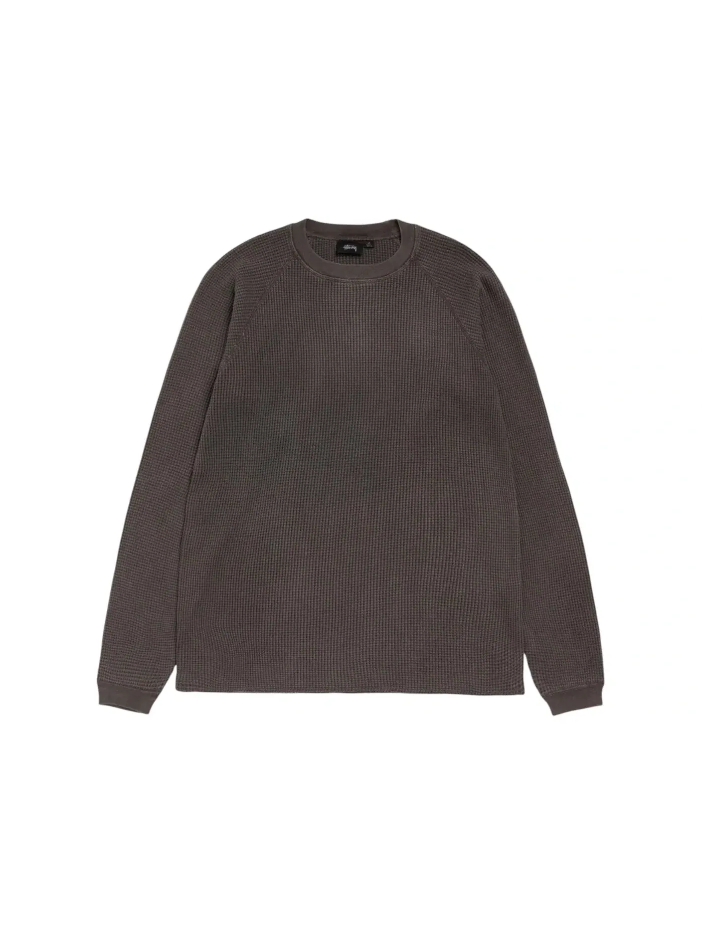 Мужская рубашка с длинным рукавом реглан Thermal Stussy — изображение 1 из 2, черный