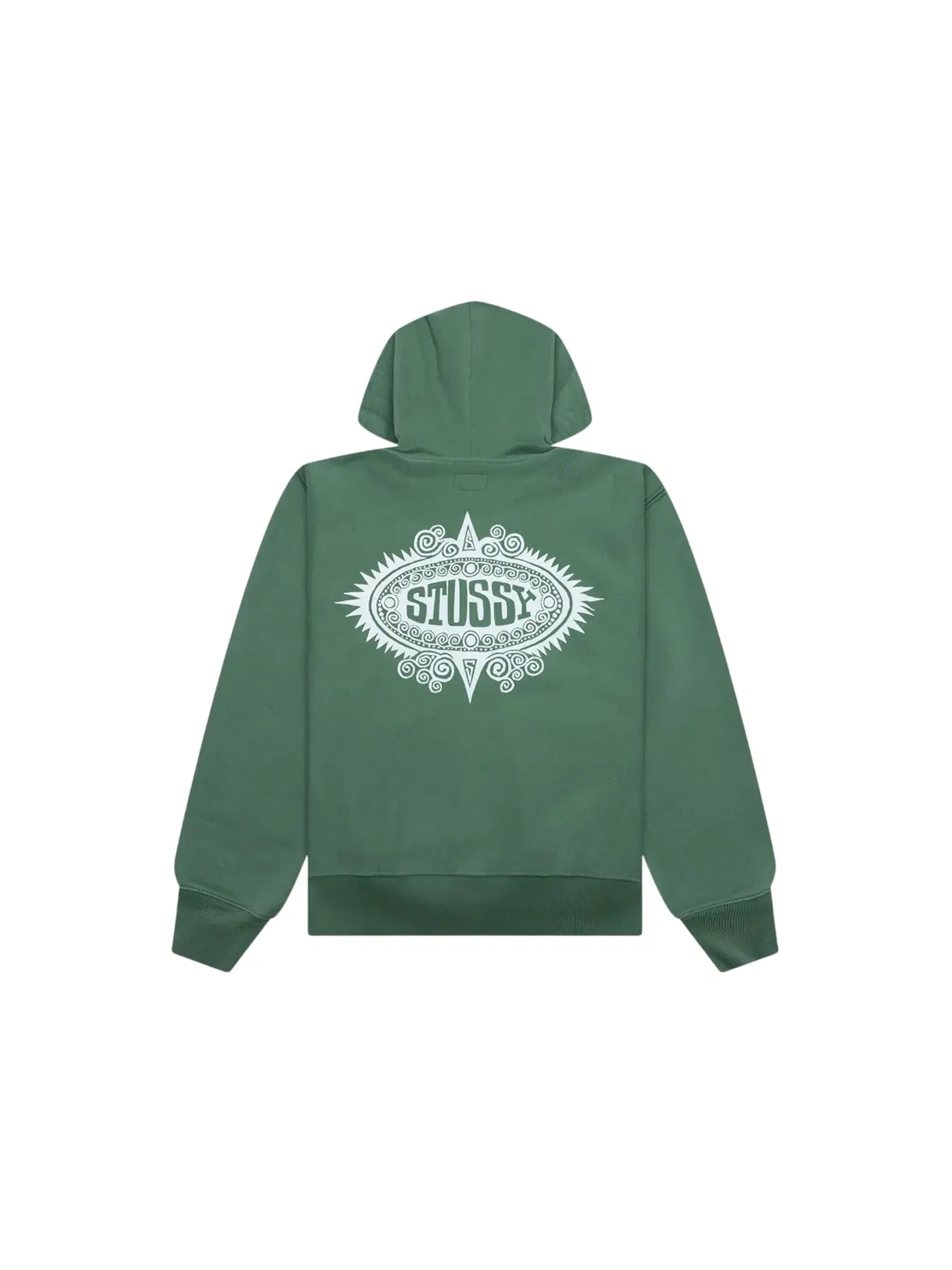 Мужская худи Stussy Hoodie — изображение 1 из 2, зеленый
