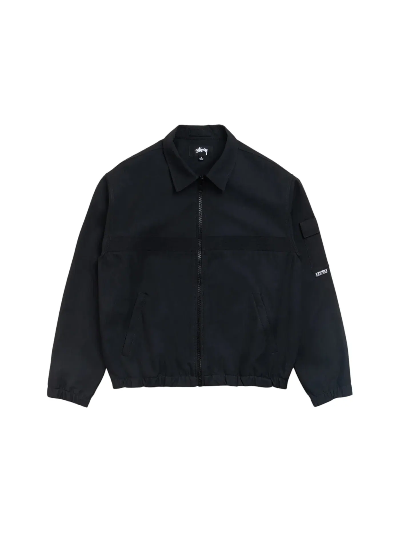 Мужская куртка Mechanic Jacket Stussy — изображение 1 из 2, черный
