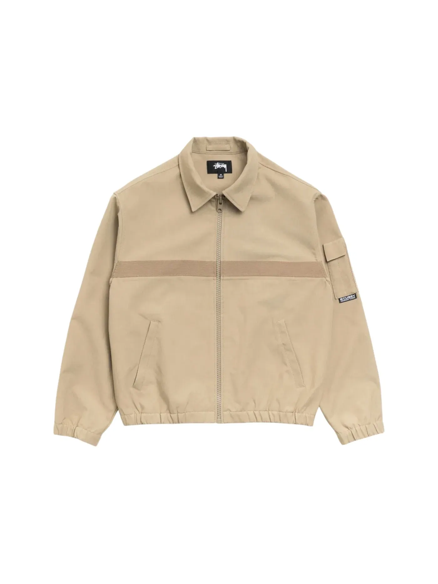 Мужская куртка Mechanic Jacket Stussy — изображение 1 из 2, хаки