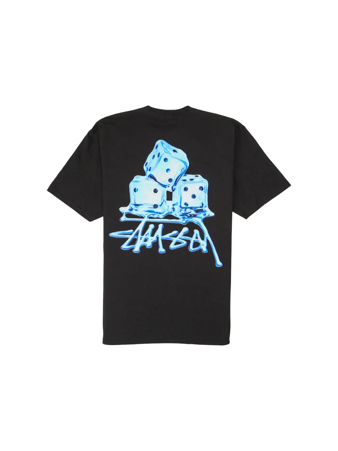 Унисекс футболка с принтом Stussy Tee Stussy — изображение 1 из 2, черный