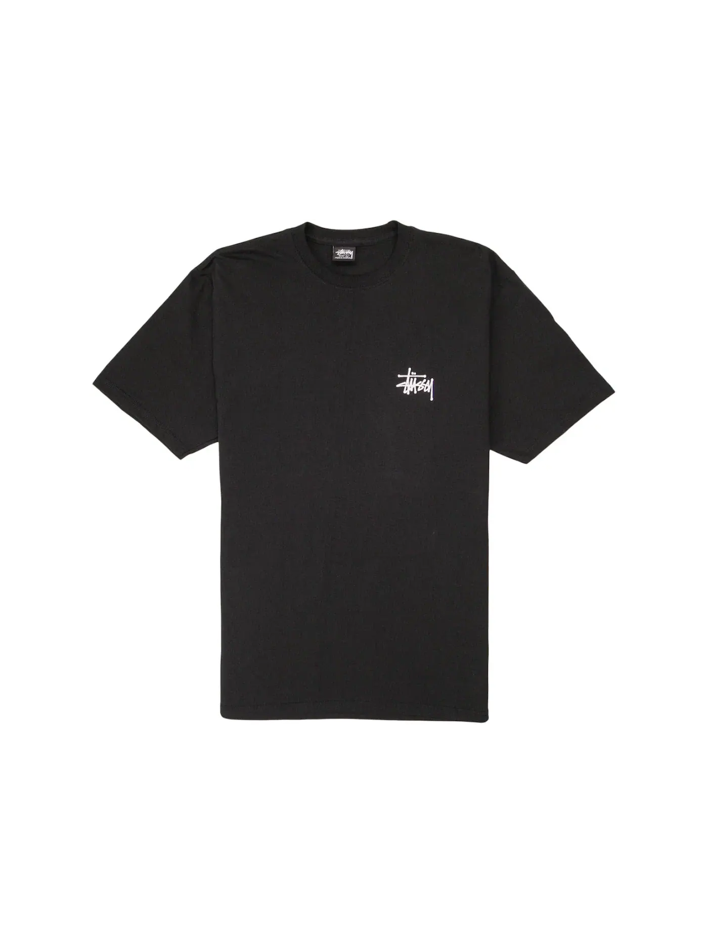 Унисекс футболка с принтом Stussy Tee Stussy — изображение 2 из 2, черный