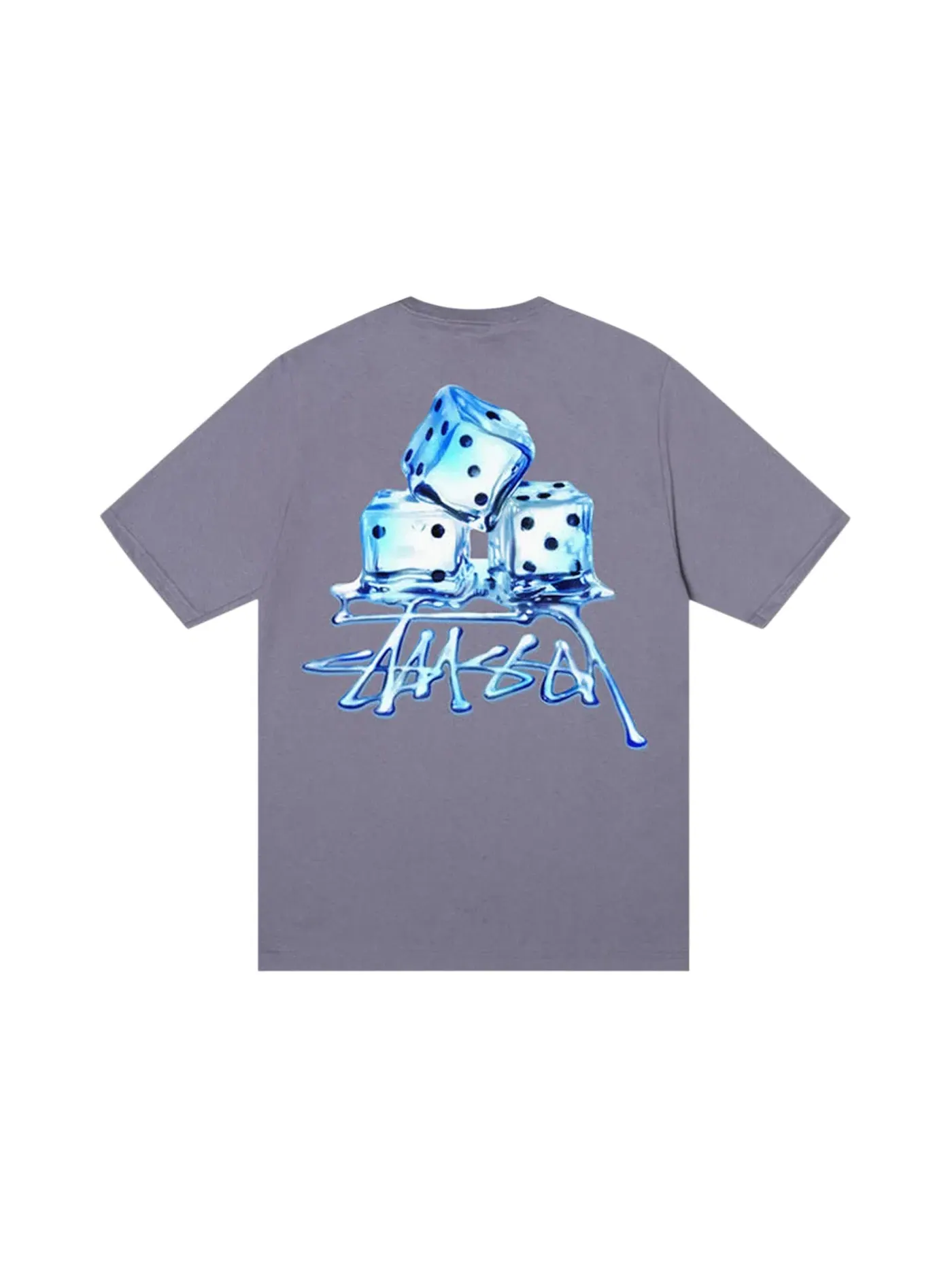 Детская футболка с принтом Tee Stussy — изображение 2 из 2, сирень