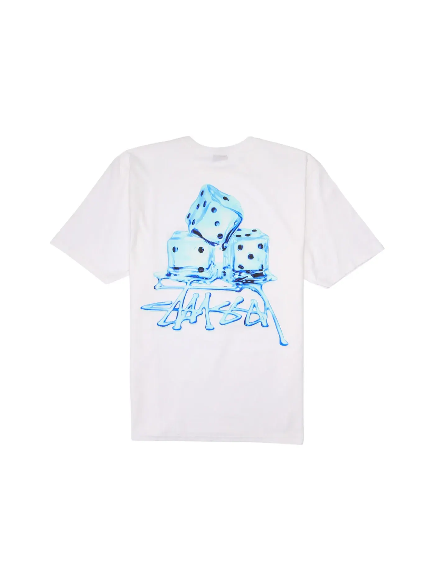 Унисекс футболка с принтом Stussy Tee — изображение 1 из 2, белый