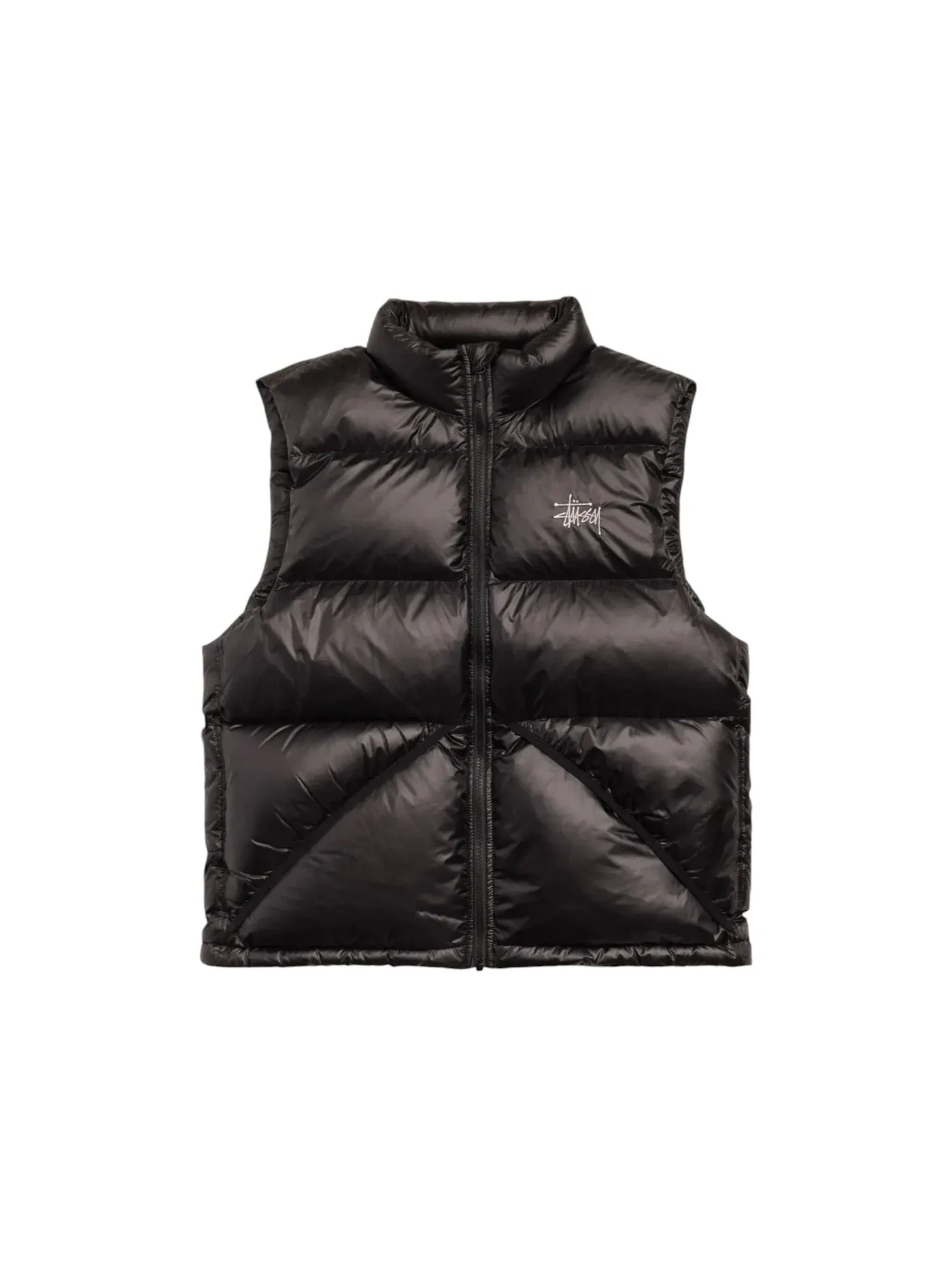 Мужской жилет утепленный Stussy Vest — изображение 1 из 2, черный