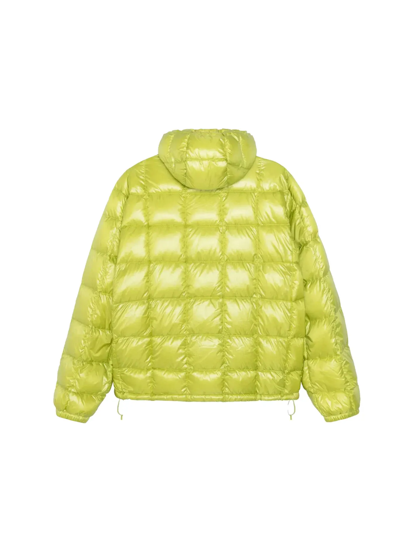 Мужская куртка-пуховик с капюшоном Puffer Stussy — изображение 2 из 2, лаймовый