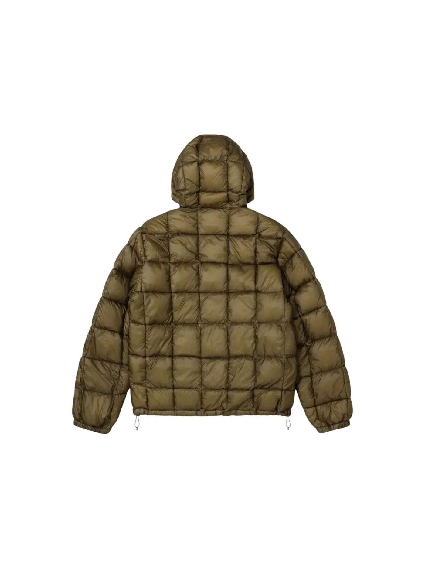 Мужская куртка-пуховик с капюшоном Puffer Stussy — изображение 2 из 2, оливковый