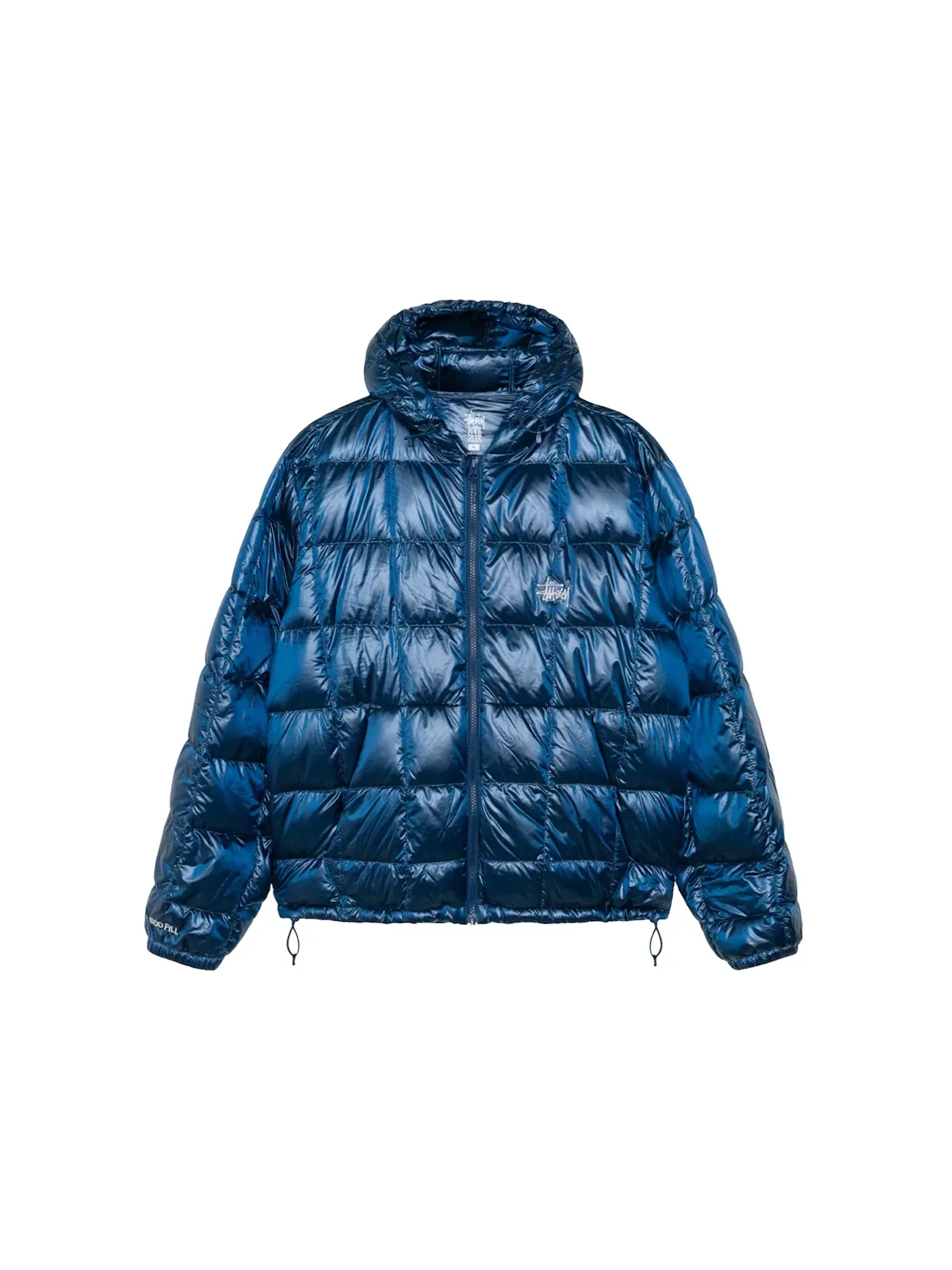 Мужская куртка-пуховик средней плотности с капюшоном Stussy Puffer — изображение 1 из 2, королевский