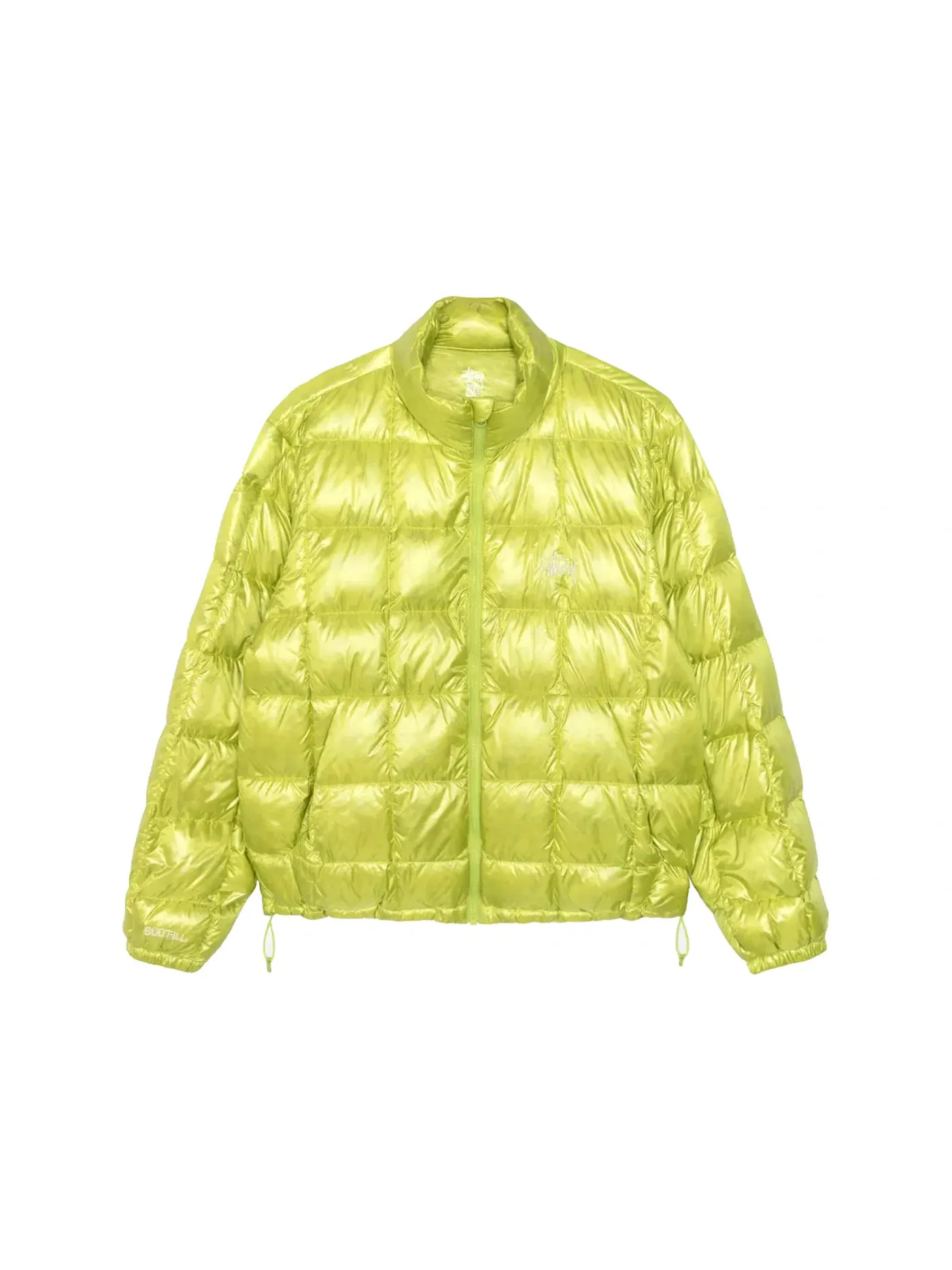 Мужская куртка-пуховик Stussy Puffer — изображение 1 из 2, лаймовый