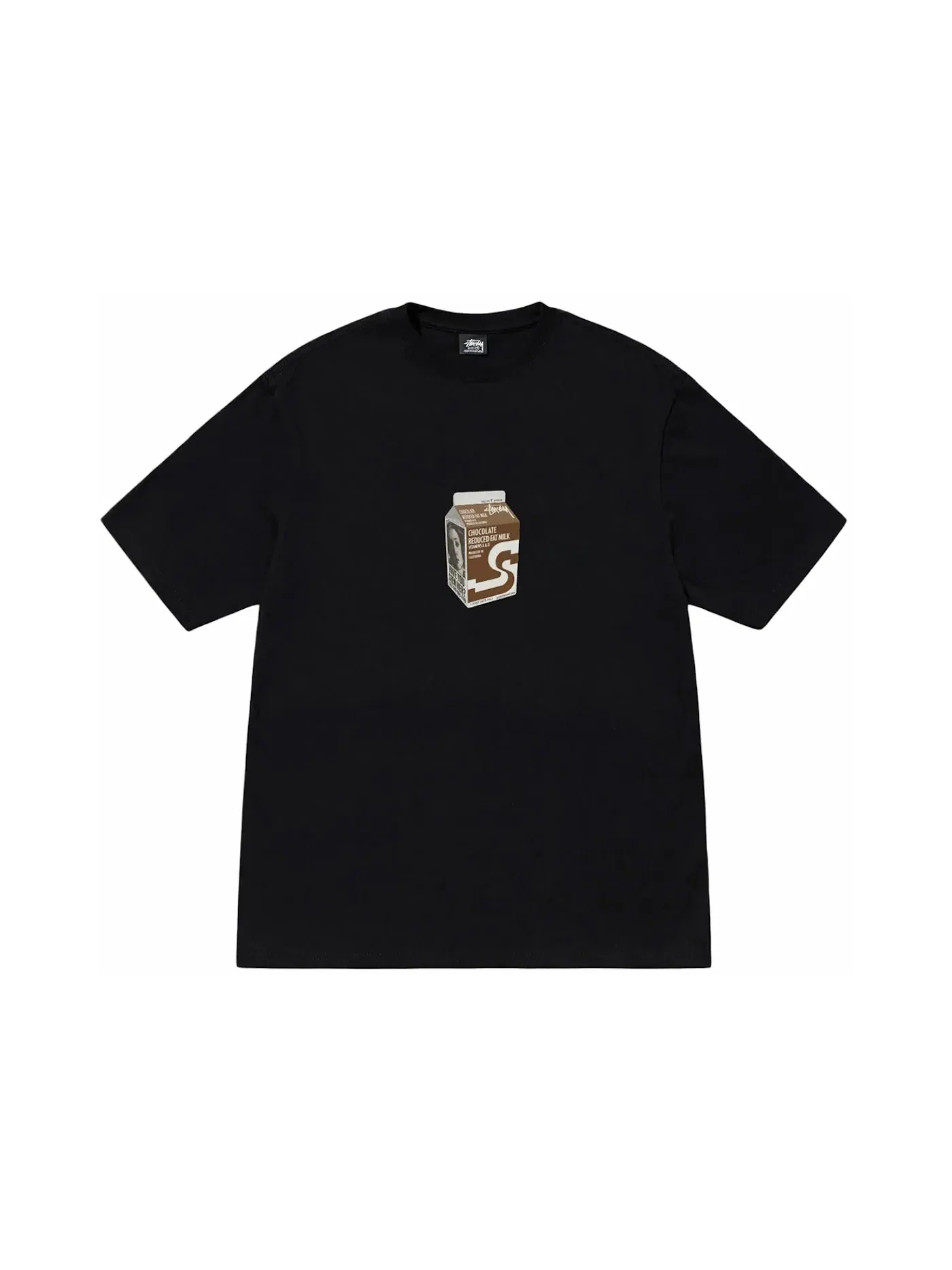 Мужская футболка с принтом Stussy Tee — изображение 1 из 1, черный