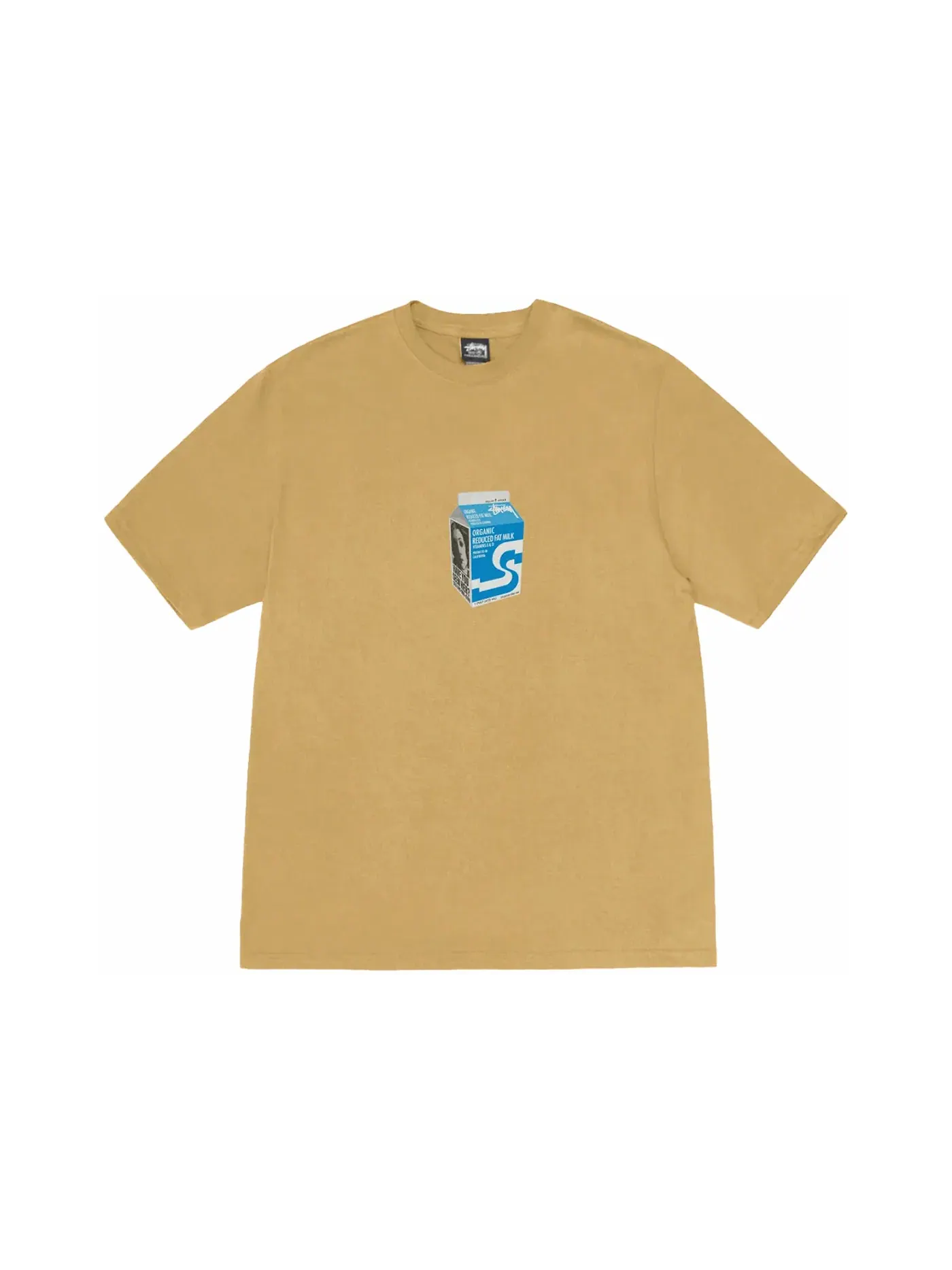 Мужская футболка с принтом Stussy Tee — изображение 1 из 1, куркума