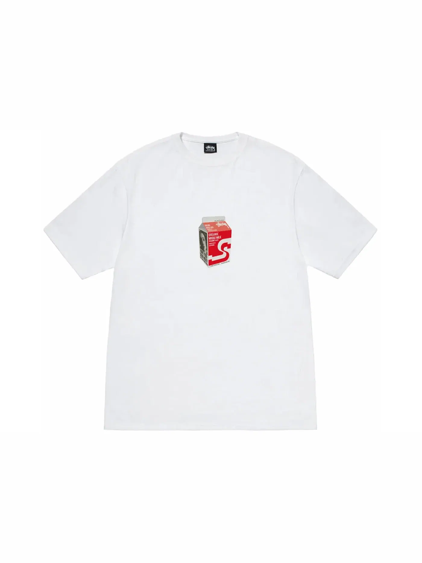 Мужская футболка с принтом Stussy Tee — изображение 1 из 1, белый