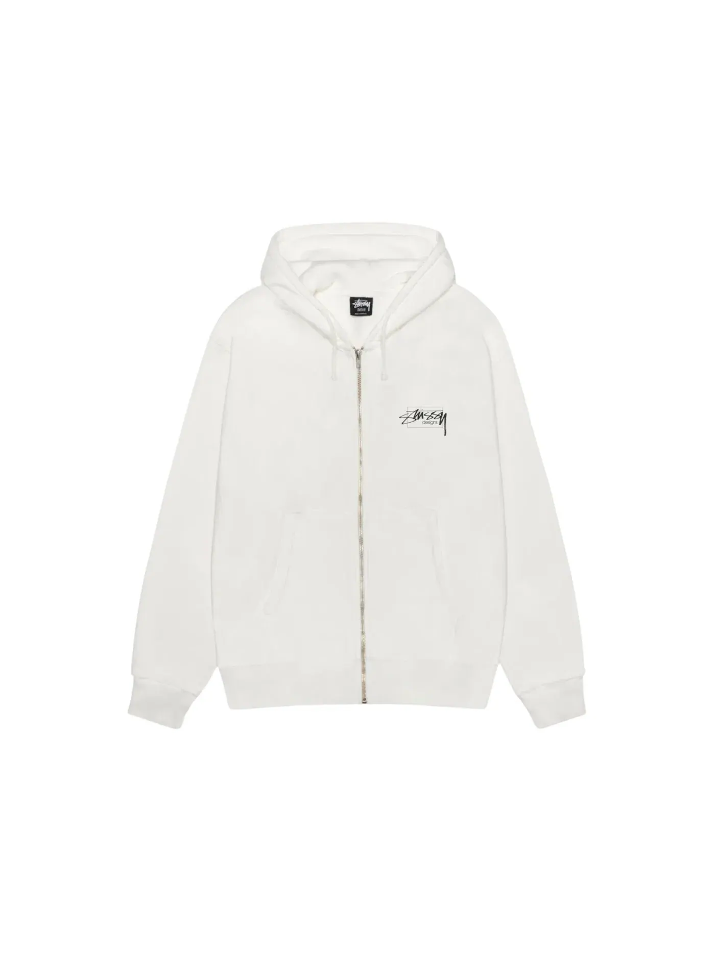 Мужская худи с усадкой цвета Natural Stussy — изображение 1 из 1, прозрачный