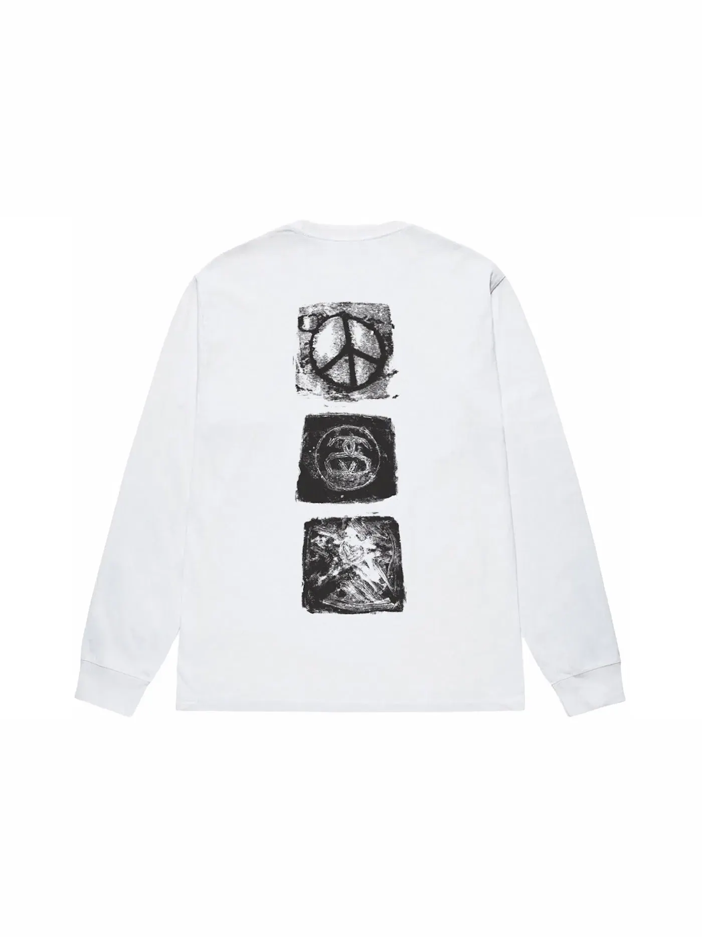 Мужская футболка с длинным рукавом Stussy Tee — изображение 1 из 2, белый