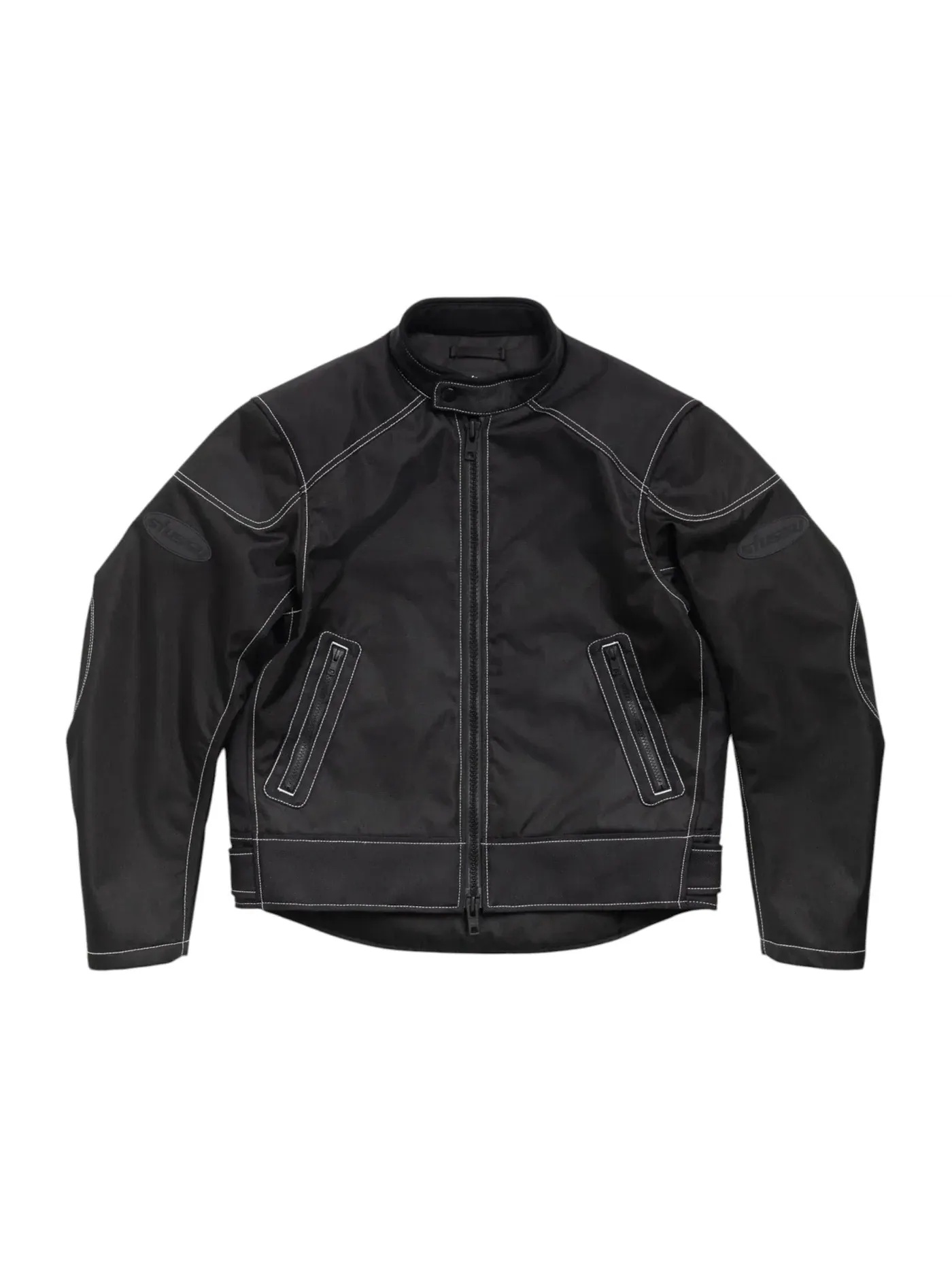Мужская куртка Moto Jacket Stussy — изображение 1 из 2, черный