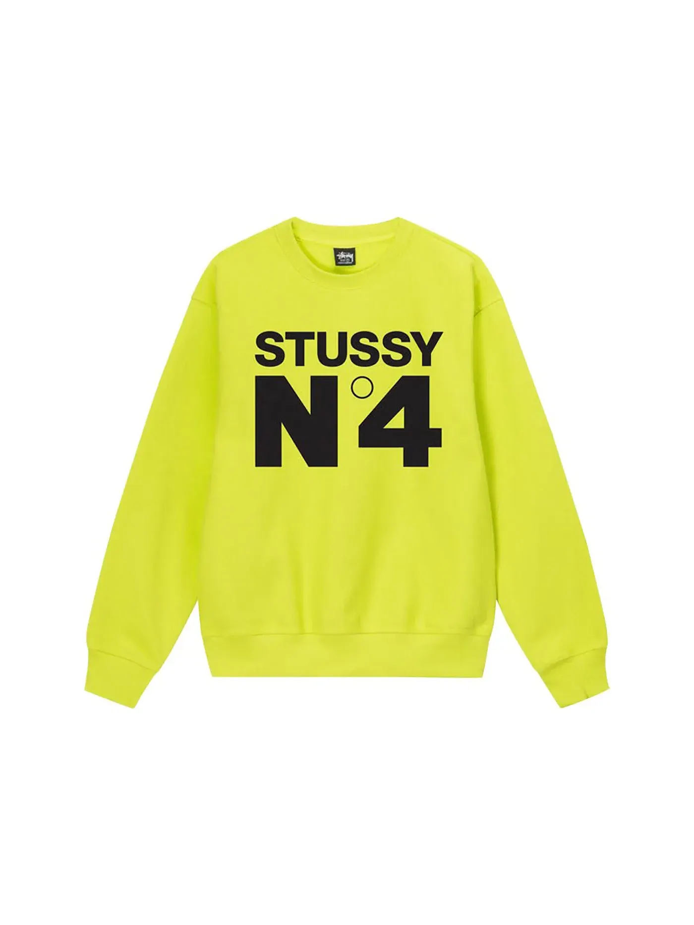 Мужской свитшот с круглым вырезом Crewneck Stussy, Keylime — изображение 1 из 2