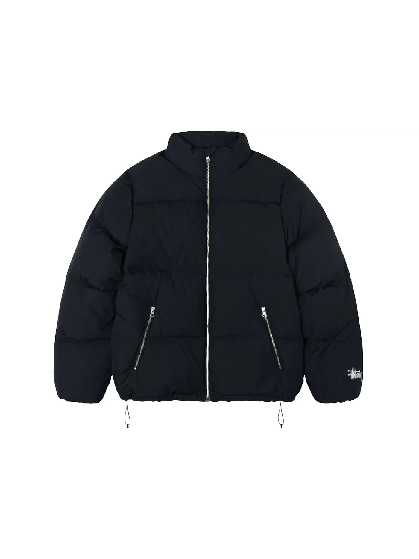 Мужская куртка-пуховик нейлоновая Stussy — изображение 1 из 2, черный
