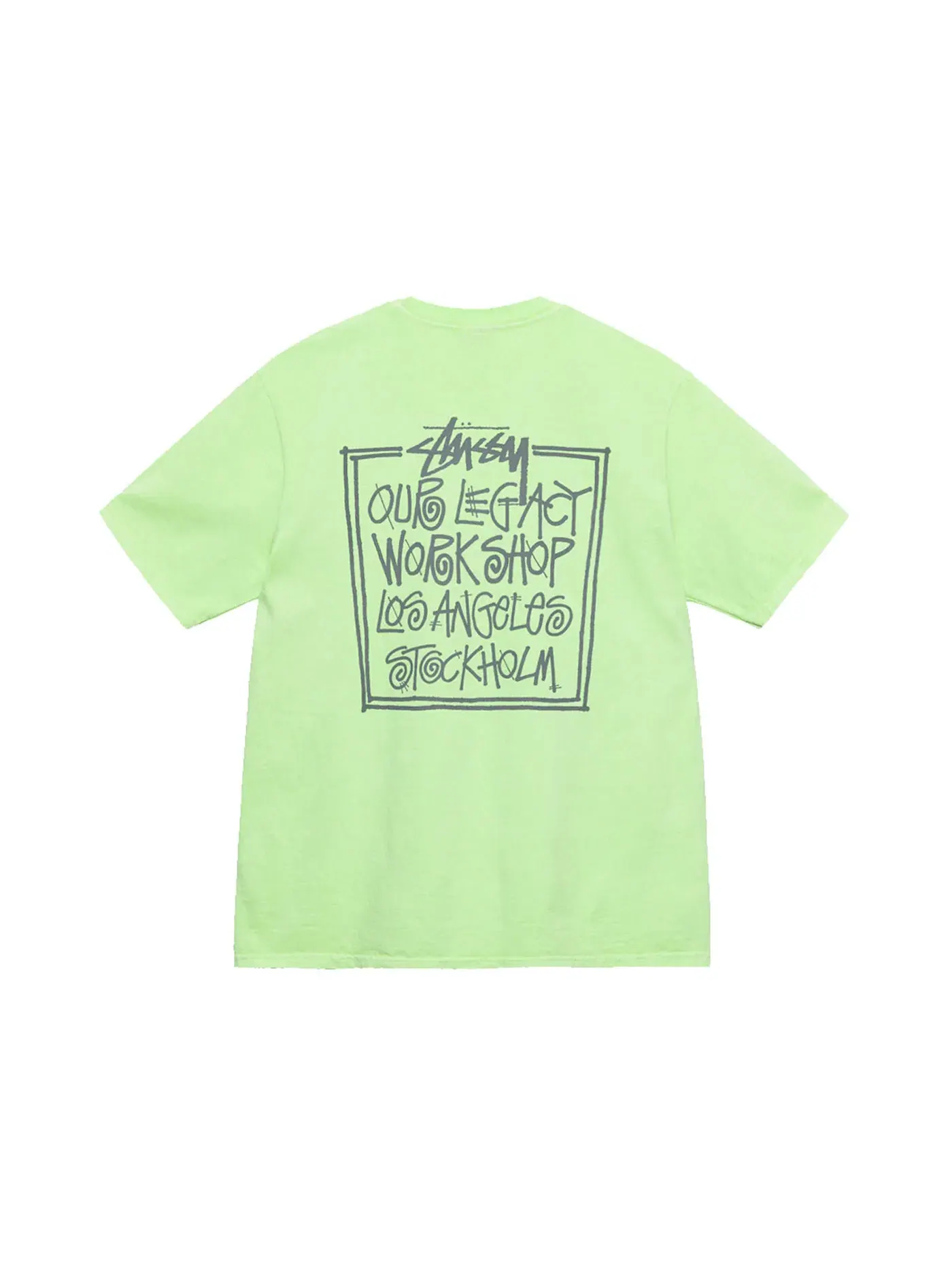 Мужская футболка с пигментным окрашиванием Stussy, Paradise — изображение 2 из 2