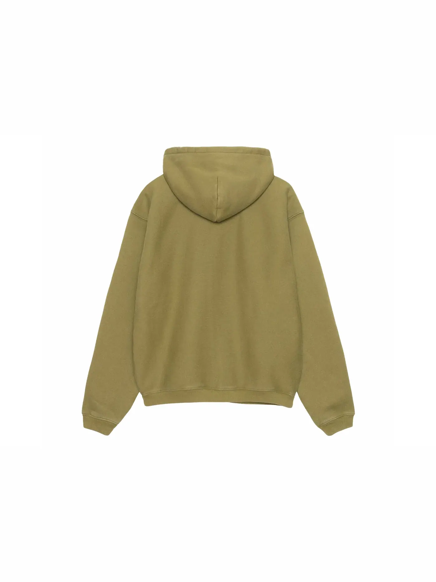 Мужская худи Stussy Outline Zip — изображение 2 из 2, оливковый