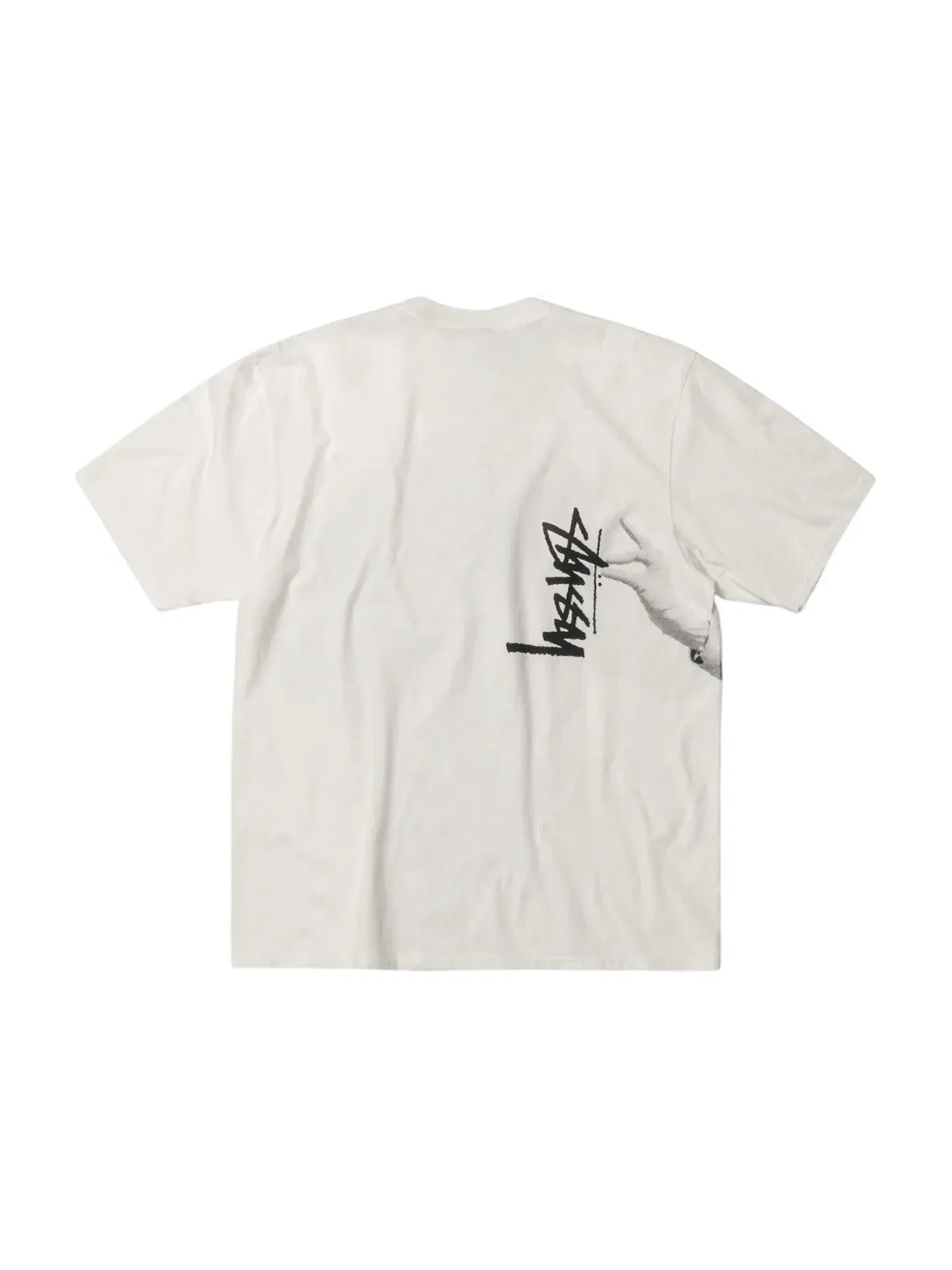 Мужская футболка с принтом Stussy Tee — изображение 2 из 2, прозрачный