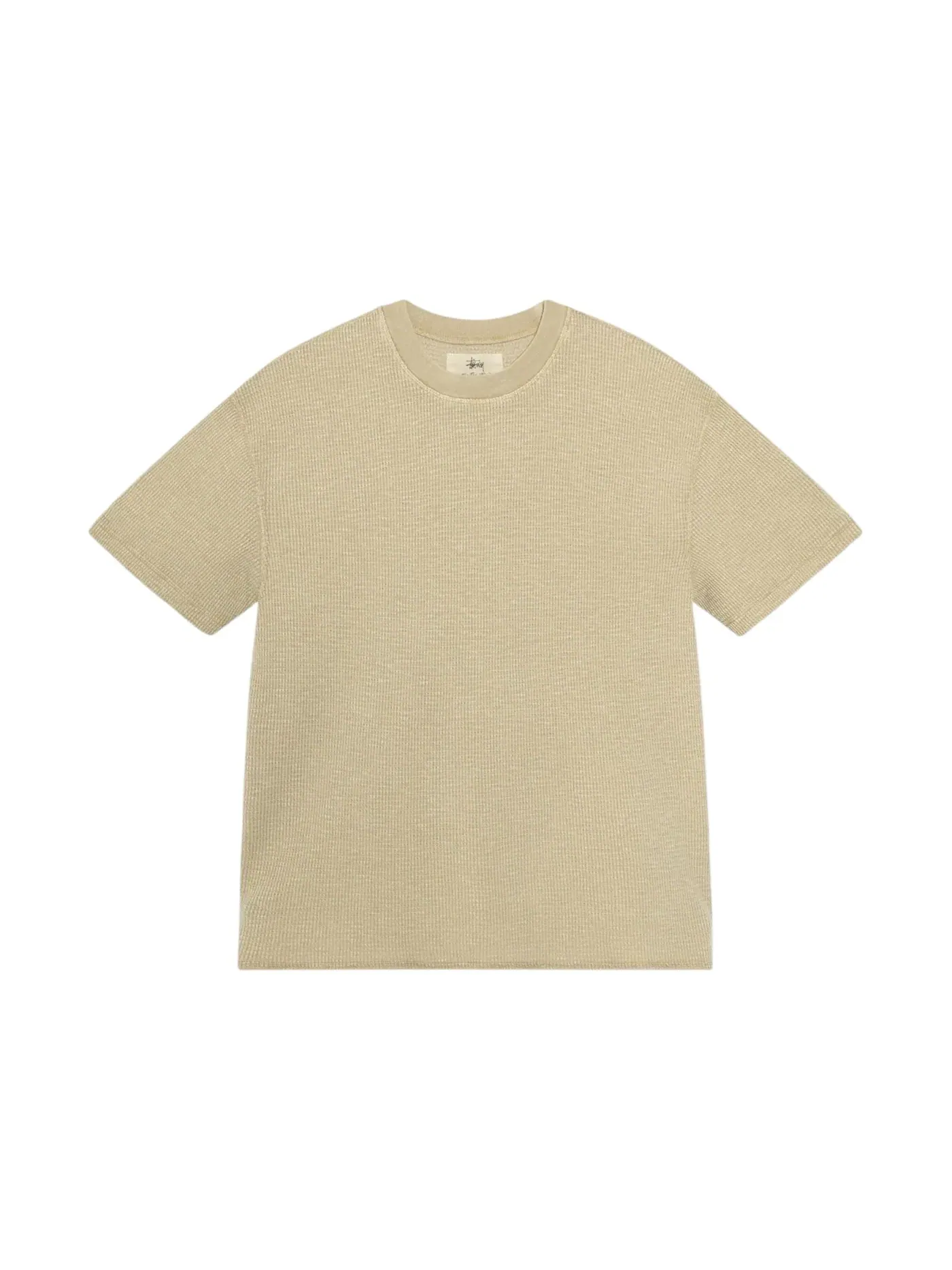 Мужская футболка с длинным рукавом Thermal Stussy — изображение 1 из 2, бежевый
