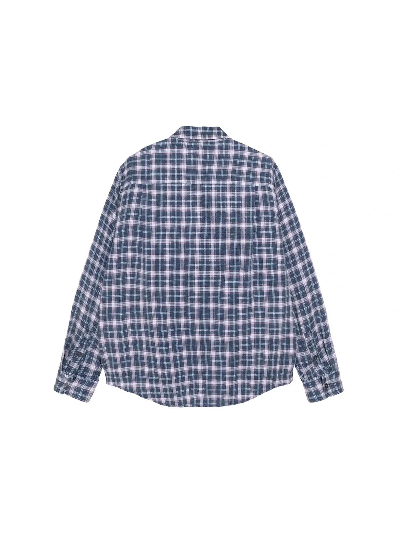 Мужская рубашка с принтом Matthew Stussy — изображение 2 из 2, темно-синий