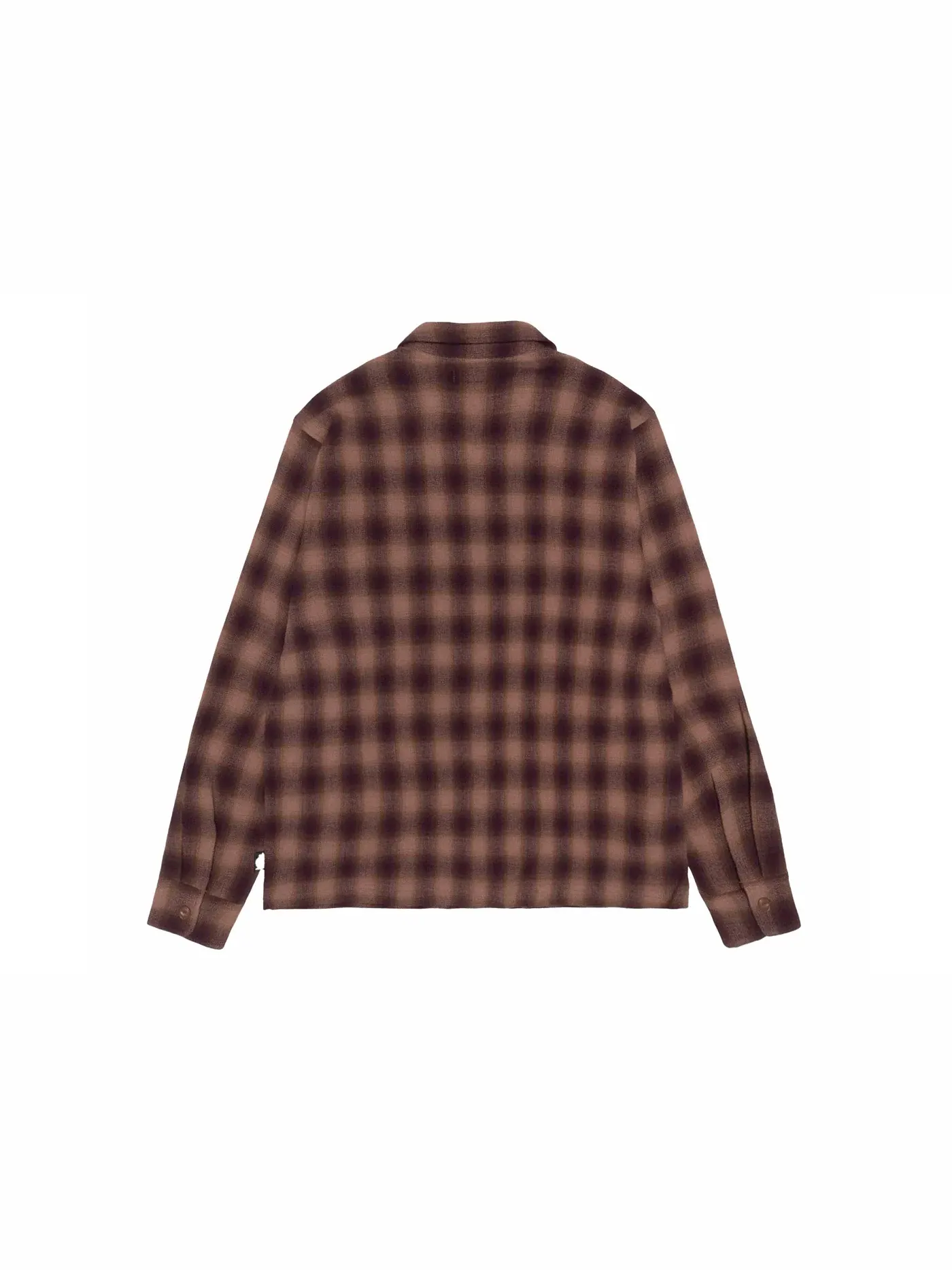 Мужская рубашка с принтом Stussy Shirt — изображение 2 из 2, коричневый