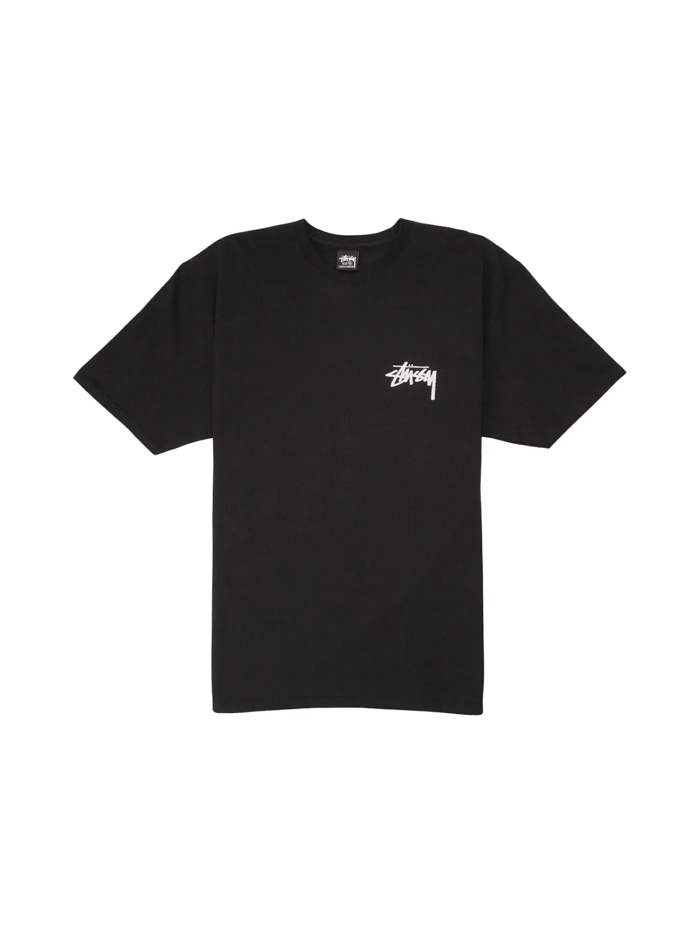 Детская футболка с принтом Stussy Tee Stussy — изображение 2 из 2, черный