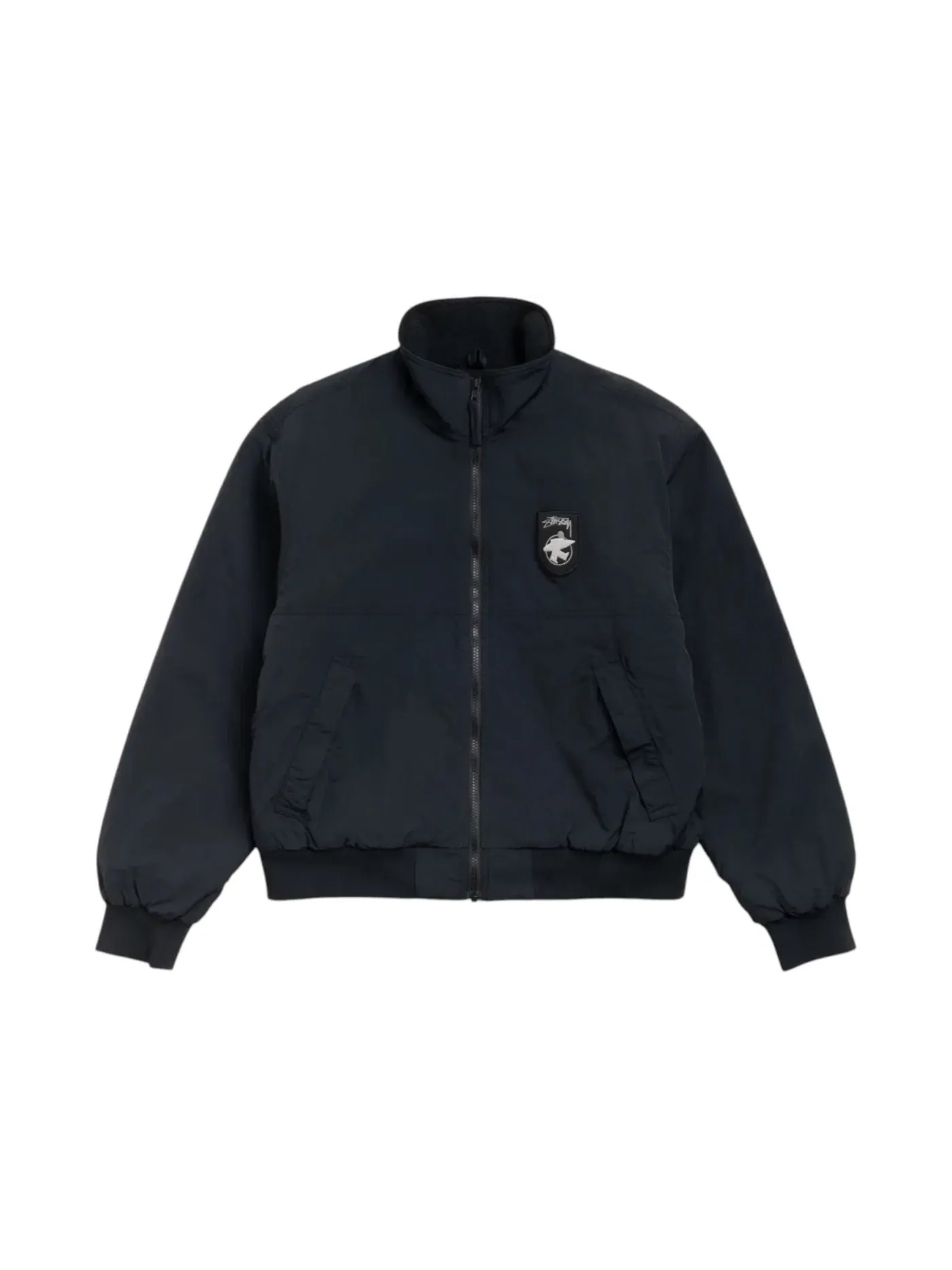 Мужская куртка с принтом Stussy — изображение 1 из 1, черный