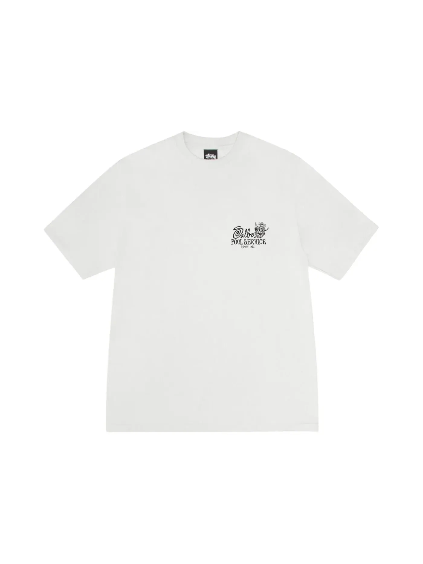 Мужская футболка с пигментным окрашиванием Stussy Tee — изображение 2 из 2, прозрачный