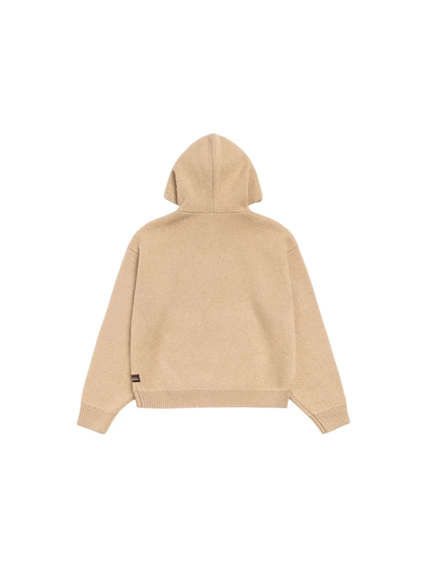 Мужской худи с четверть-застежкой-молнией Stussy Hoodie — изображение 2 из 2, бежевый