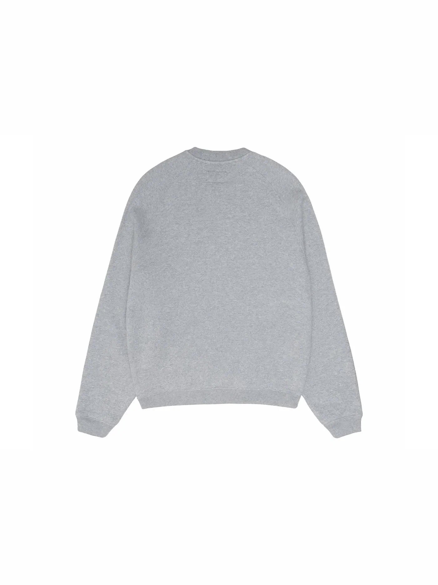Мужской свитшот с рукавом реглан Crew Stussy — изображение 2 из 2, серый