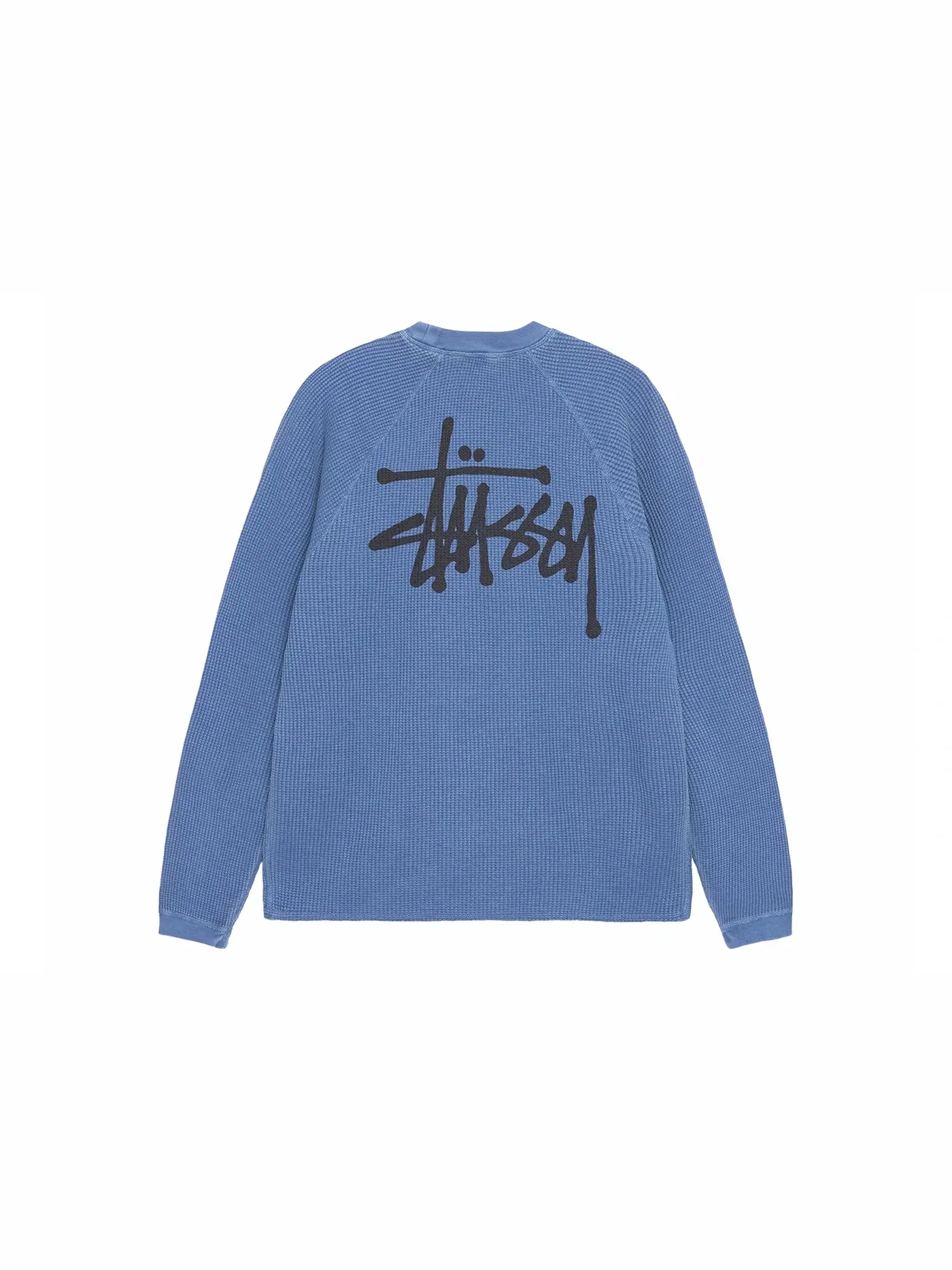 Мужской свитшот с длинным рукавом Crew Stussy — изображение 1 из 1, синий